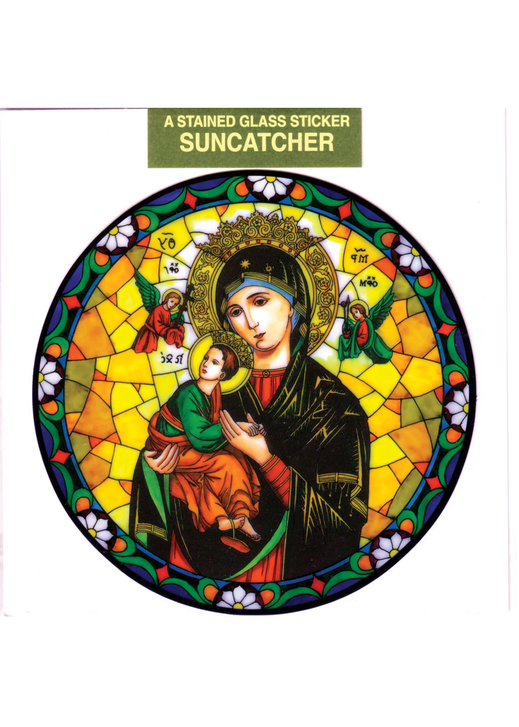 Our Lady of Perpetual Help Static Sticker / Window Cling