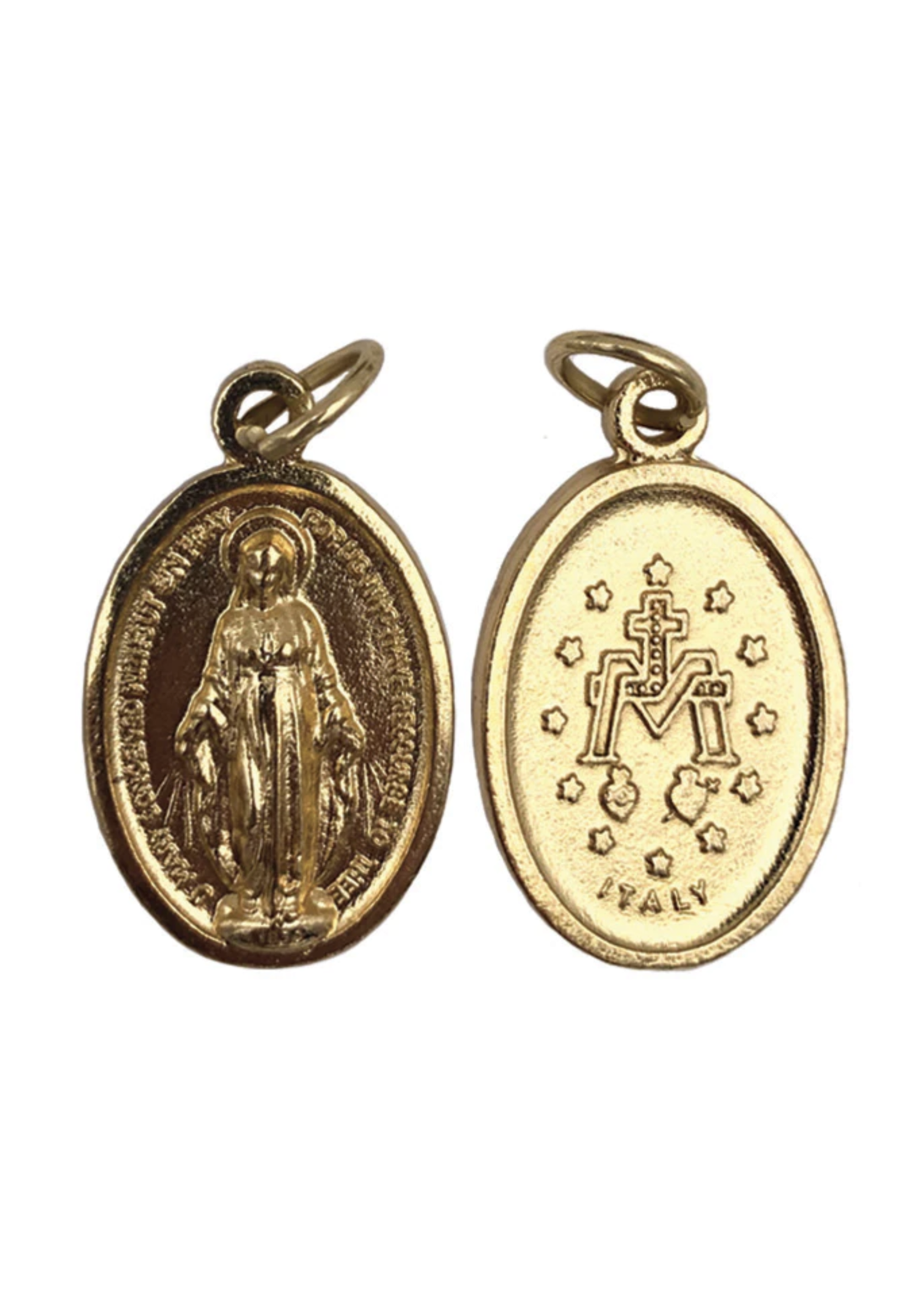 Gold Tone Double Sided Miraculous Medal