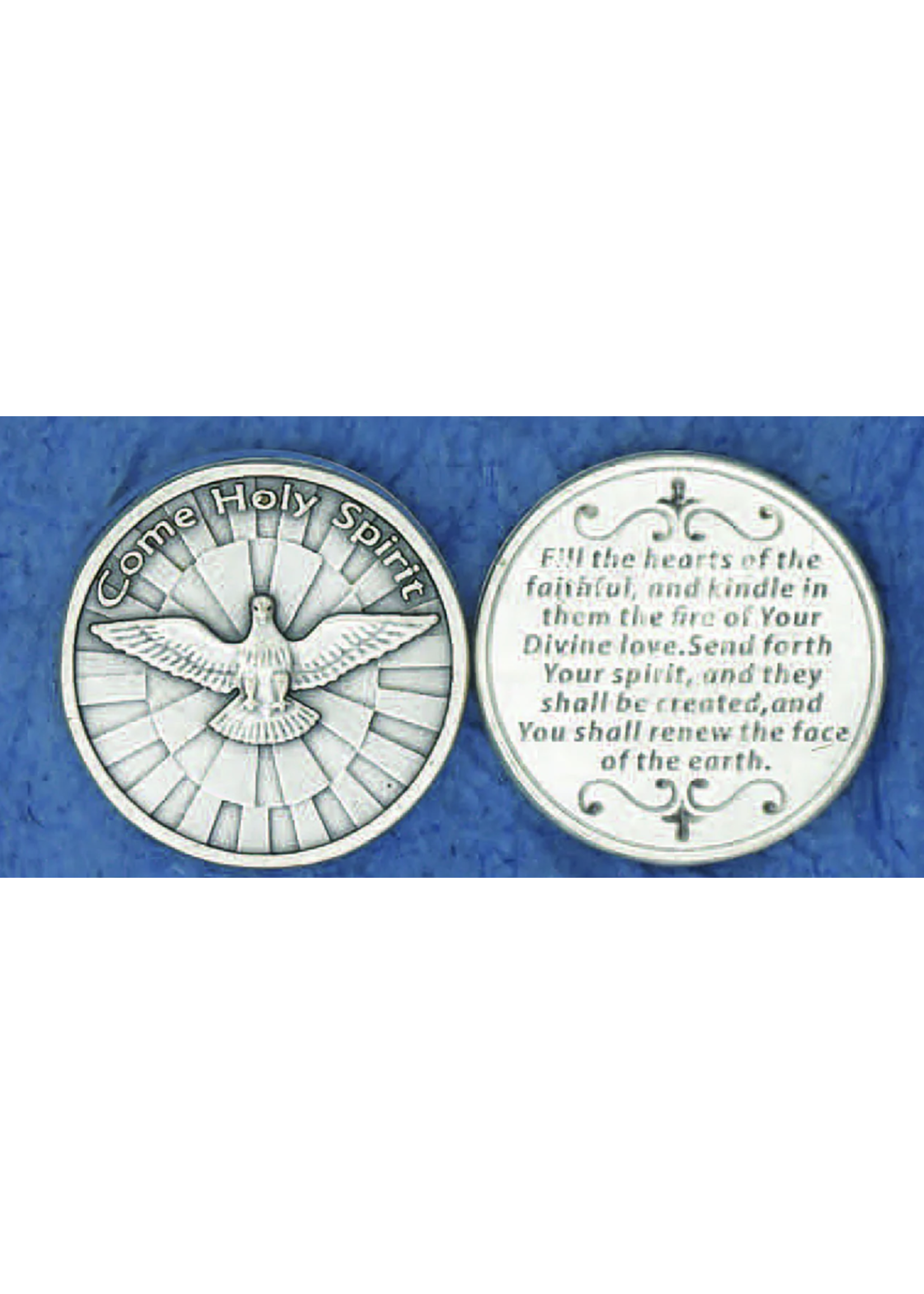 Come Holy Spirit pocket prayer token/coin
