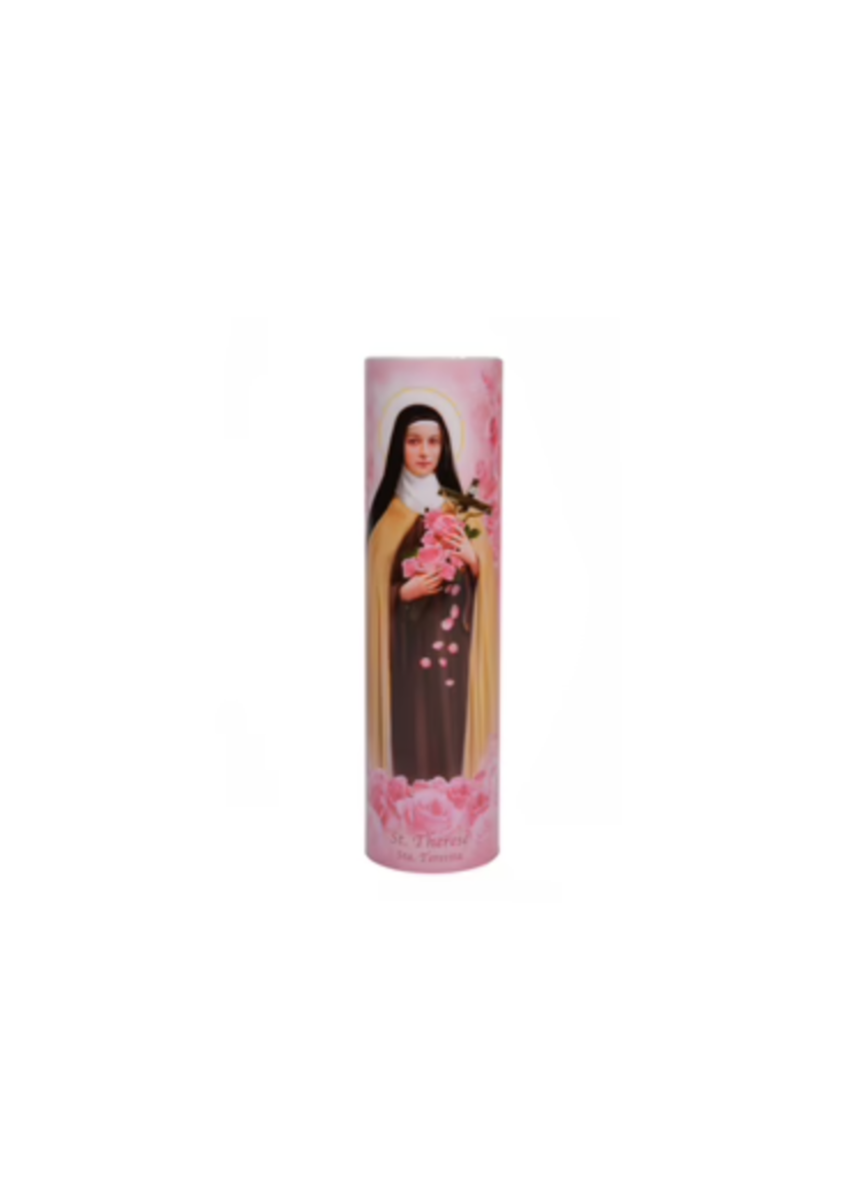 Saint Therese of Lisieux LED Candle Our Lady of Peace Gift Shop