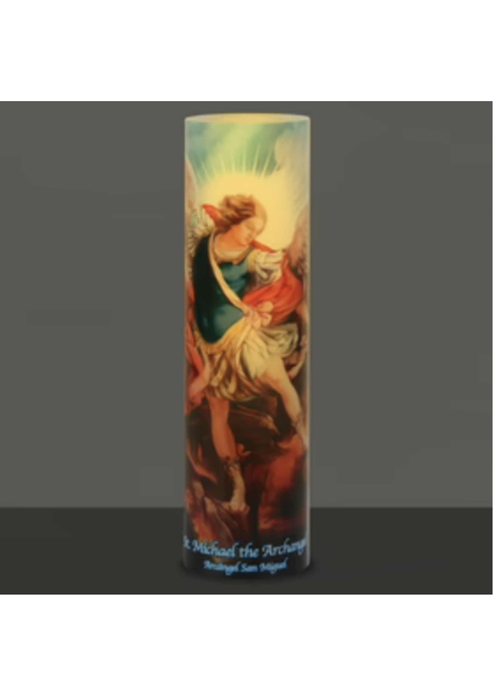 LED Saint Michael Archangel - LED Candle