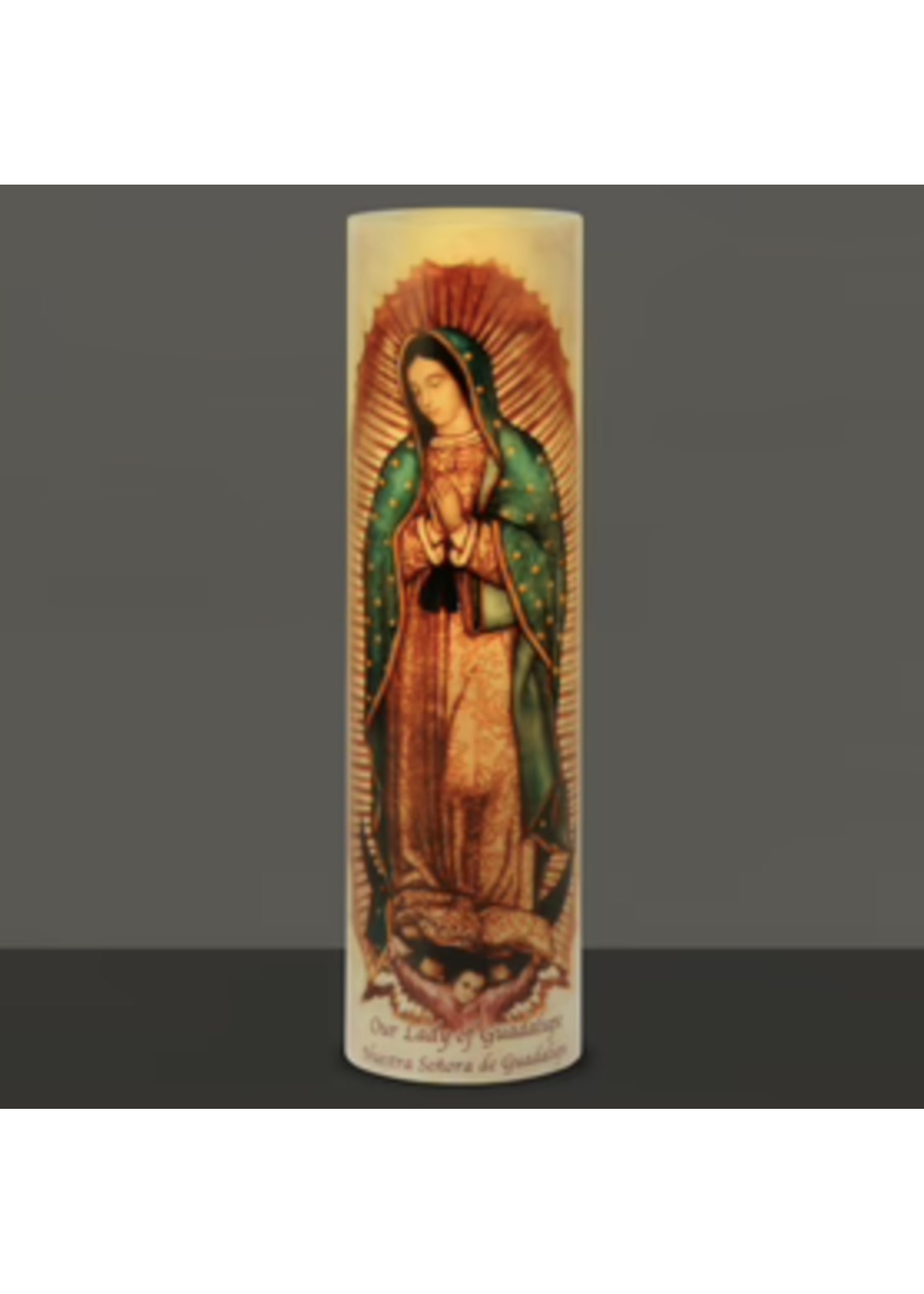 Our Lady of Guadalupe LED Candle Our Lady of Peace Gift Shop store