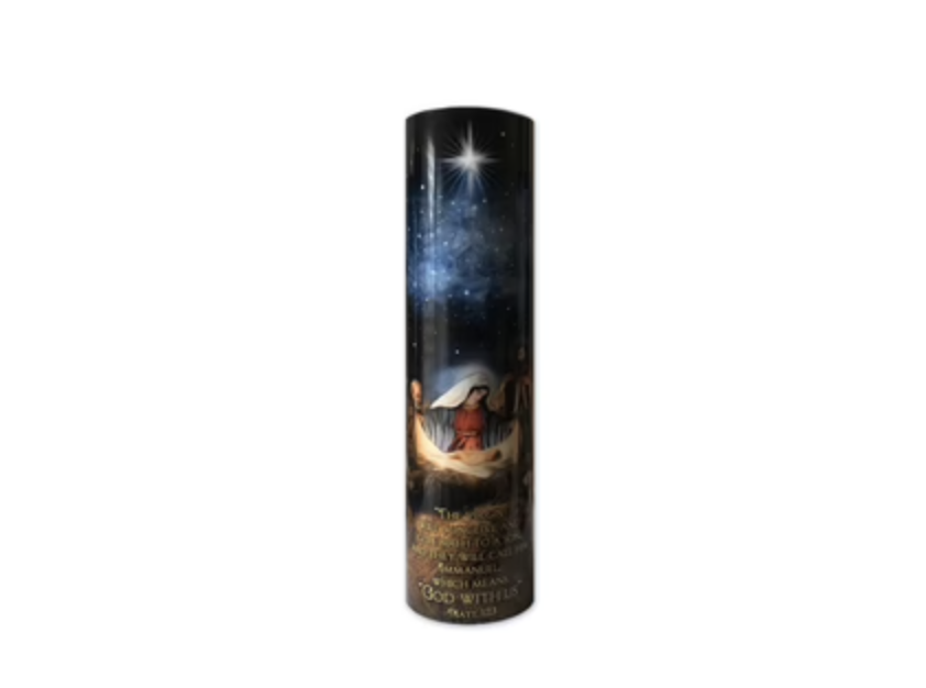 The Nativity LED Christmas Candle Our Lady of Peace Gift Shop store