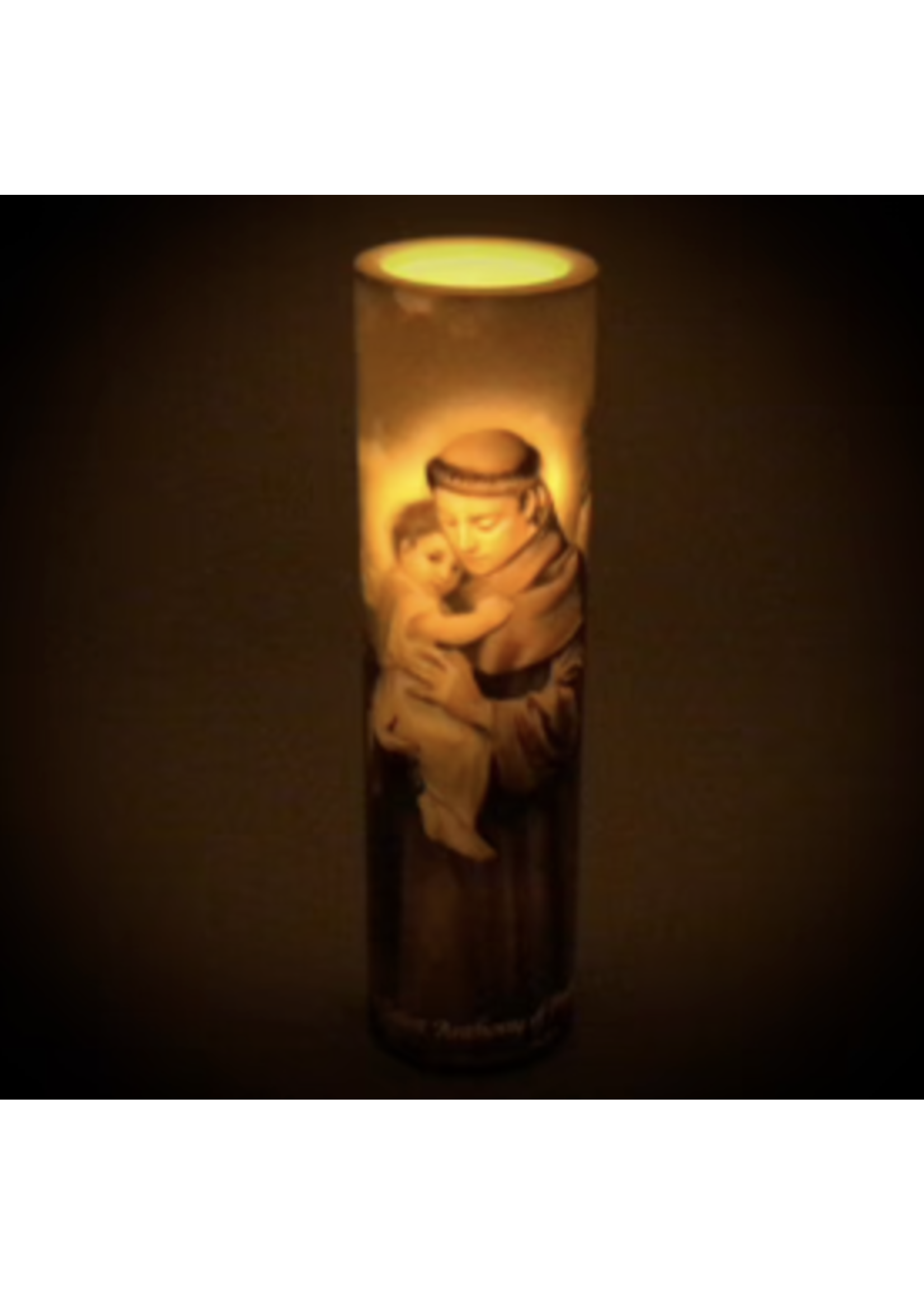 Saint Anthony of Padua LED Candle Our Lady of Peace Gift Shop store