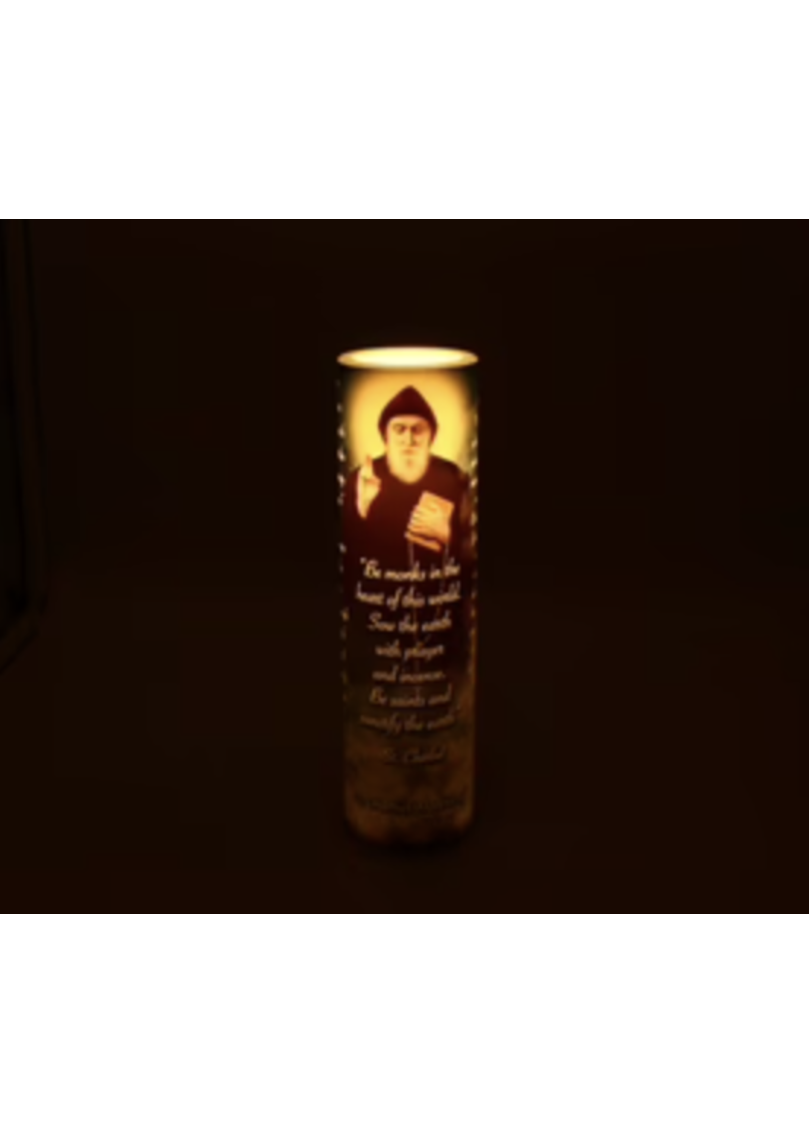 Saint Charbel - LED Candle