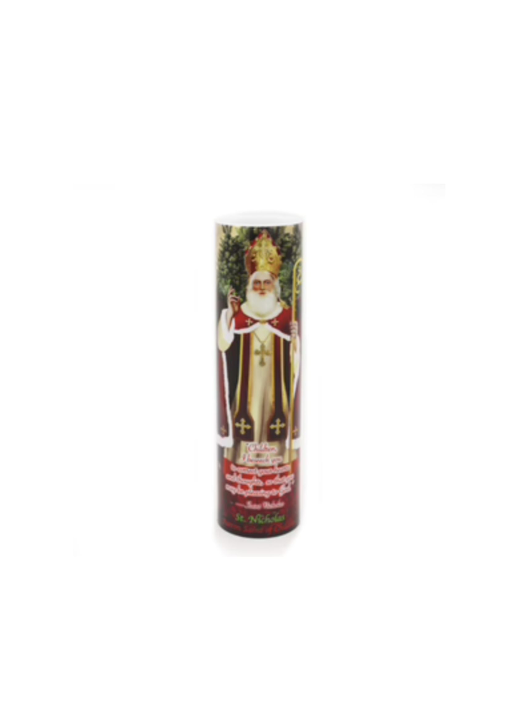 LED Saint Nicholas of Myra - LED Candle