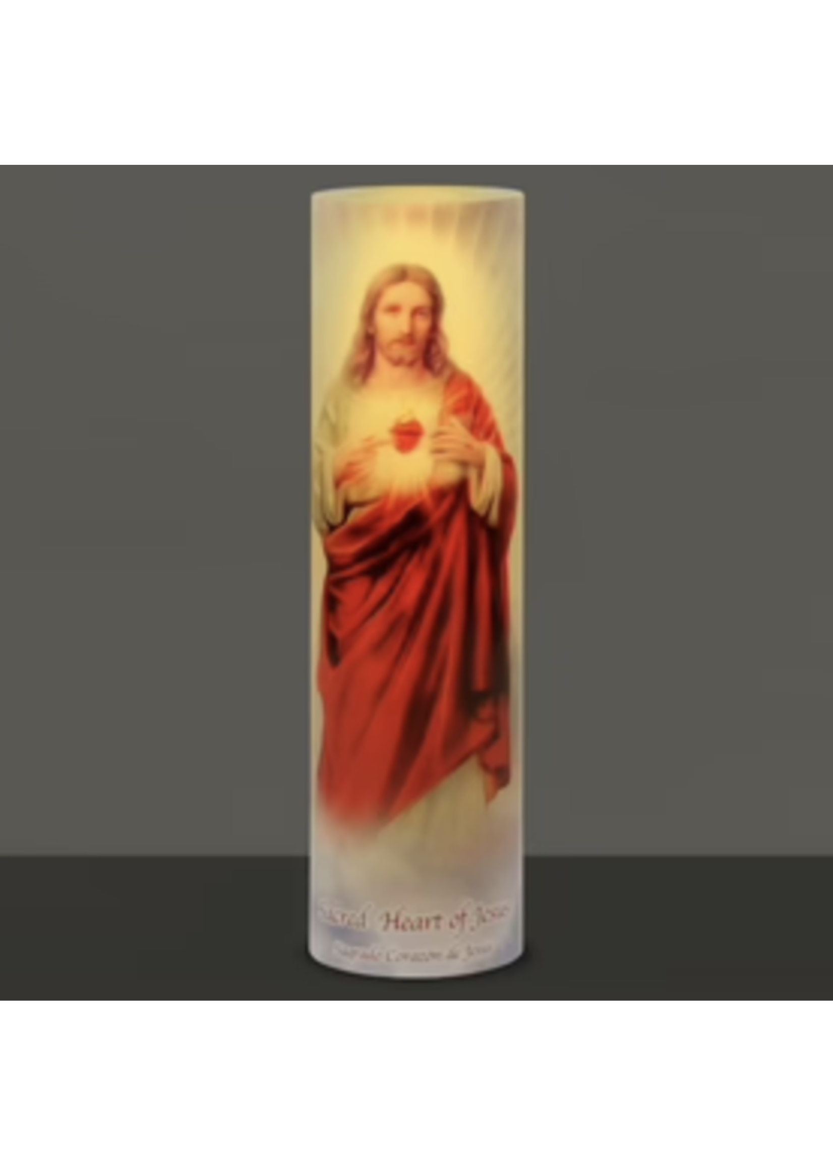 Sacred Heart of Jesus - LED Candle