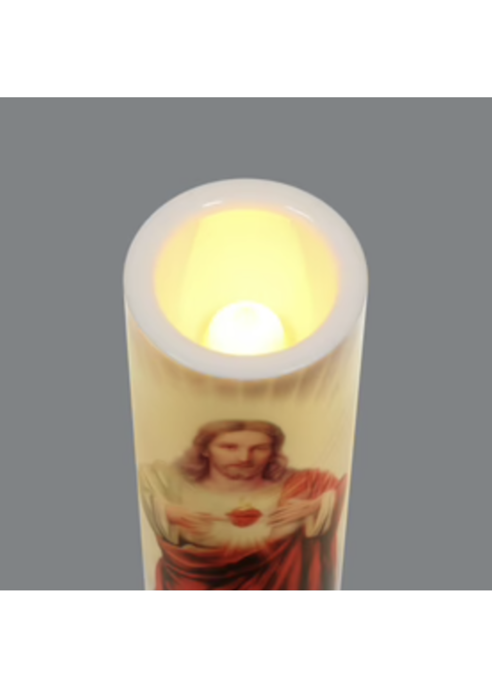 Sacred Heart of Jesus - LED Candle