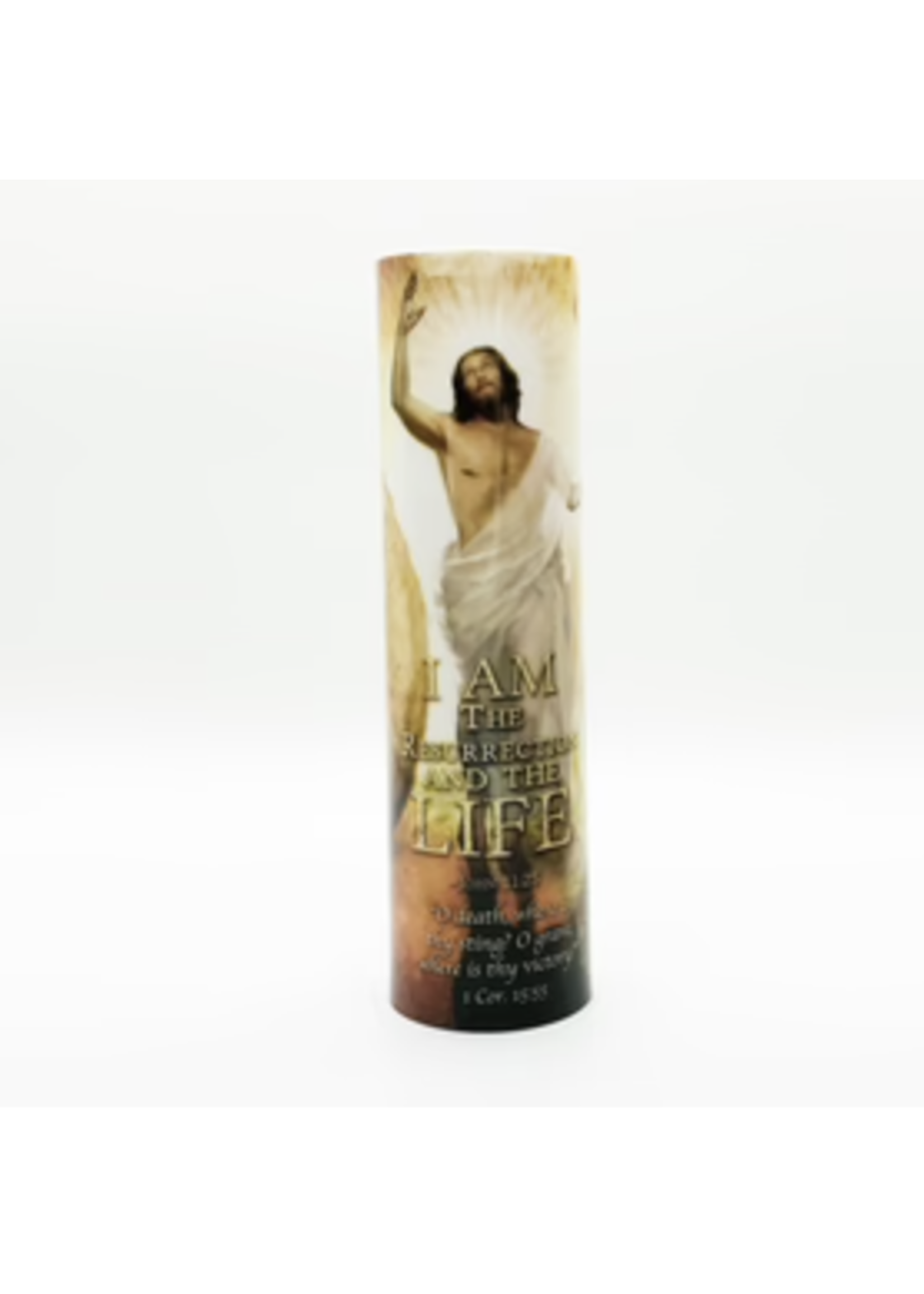 LED I AM the Resurrection - LED Candle