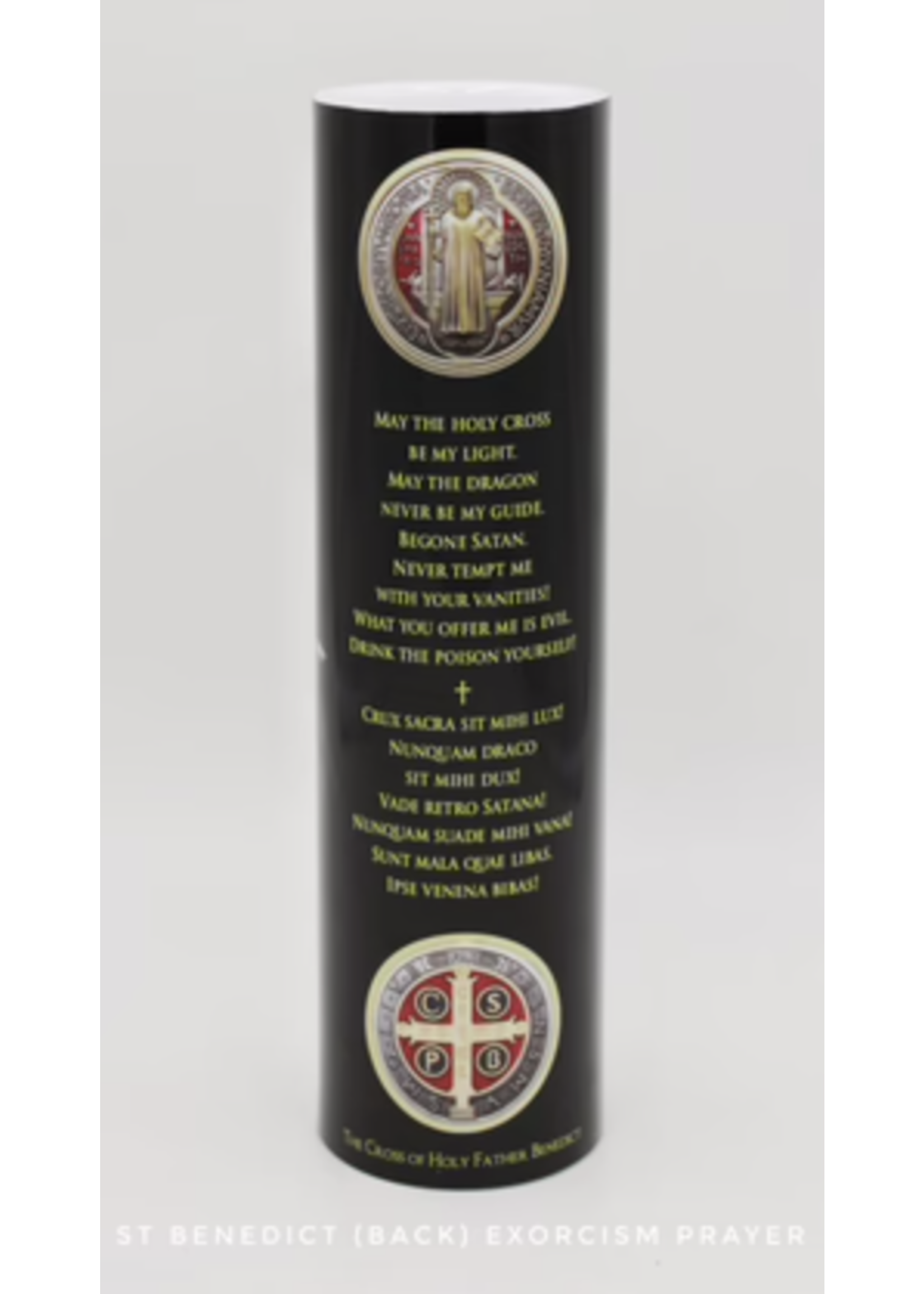Saint Benedict LED Candle Our Lady of Peace Gift Shop store