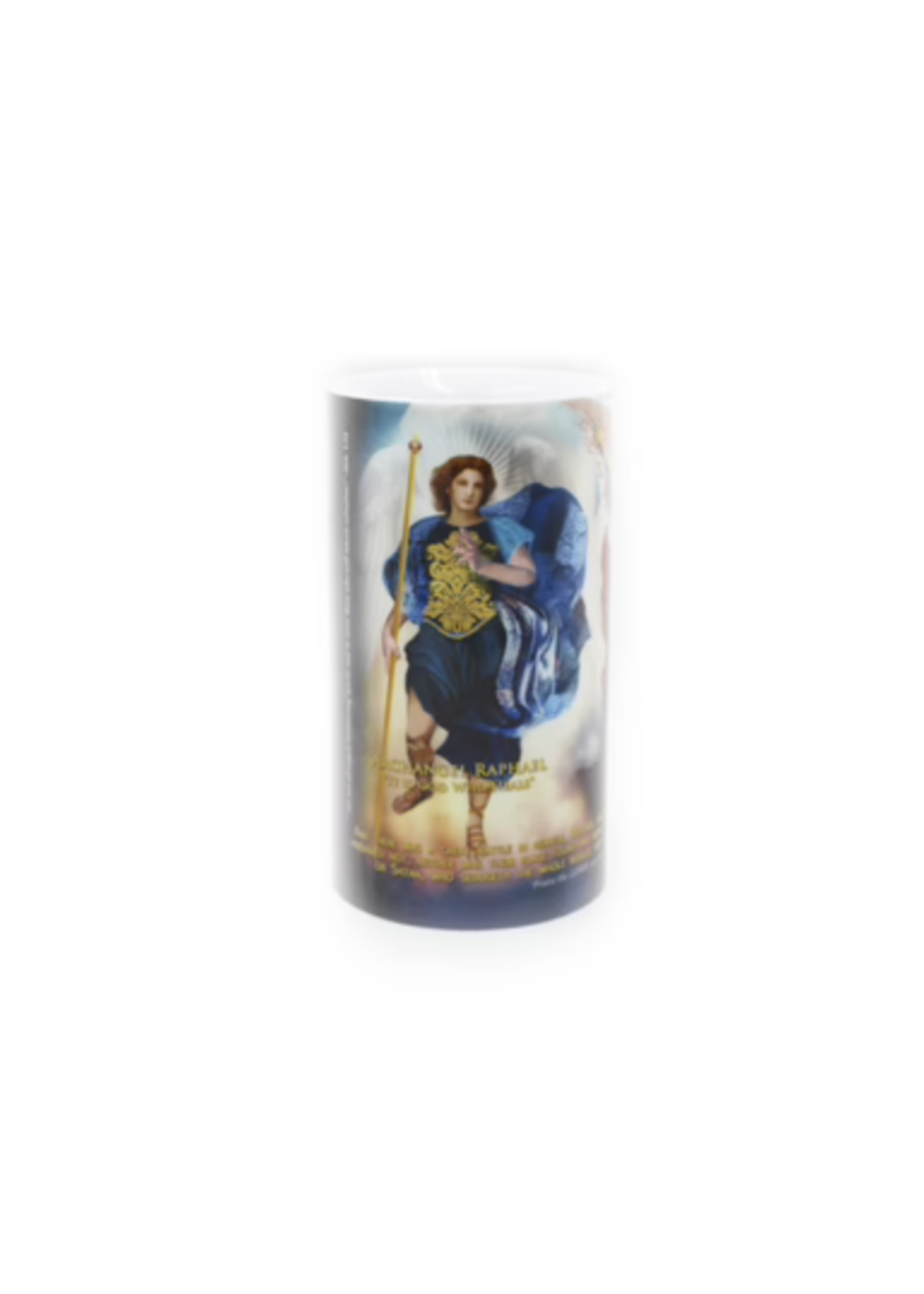 LED Three Archangels -  4x7 LED Candle