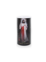 Divine Mercy - 4 x 7 LED Candle