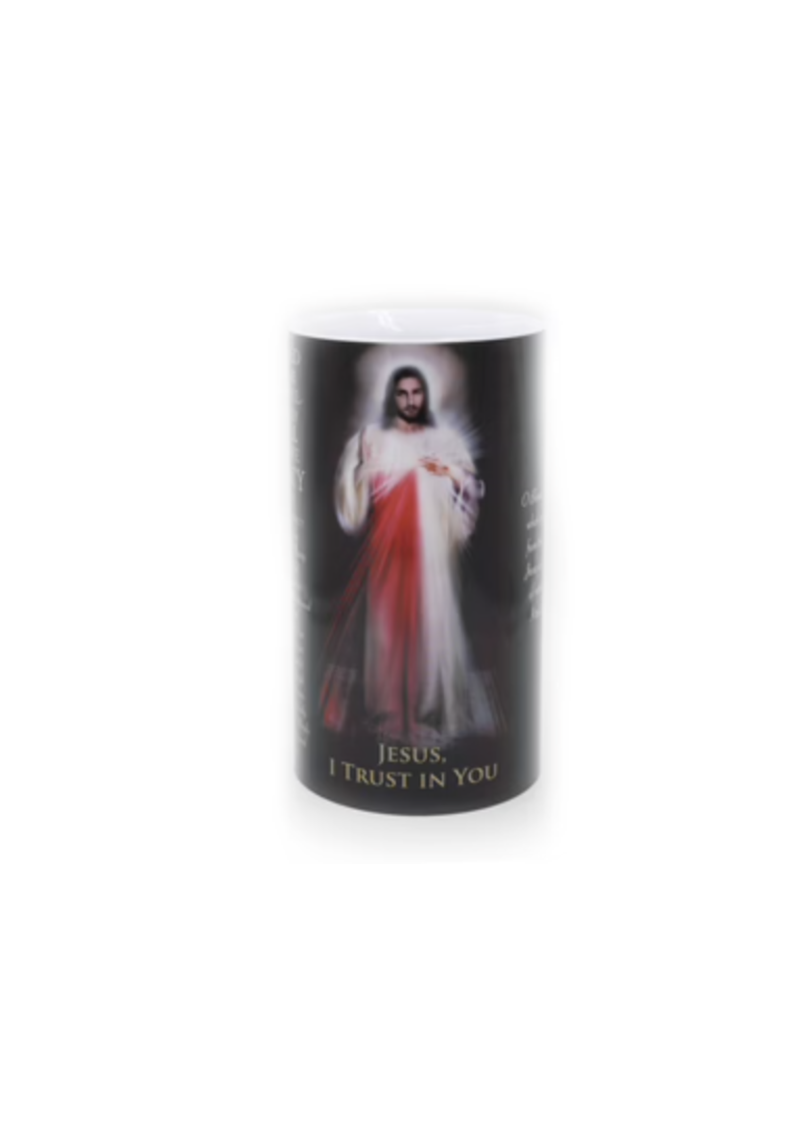 Divine Mercy - 4 x 7 LED Candle