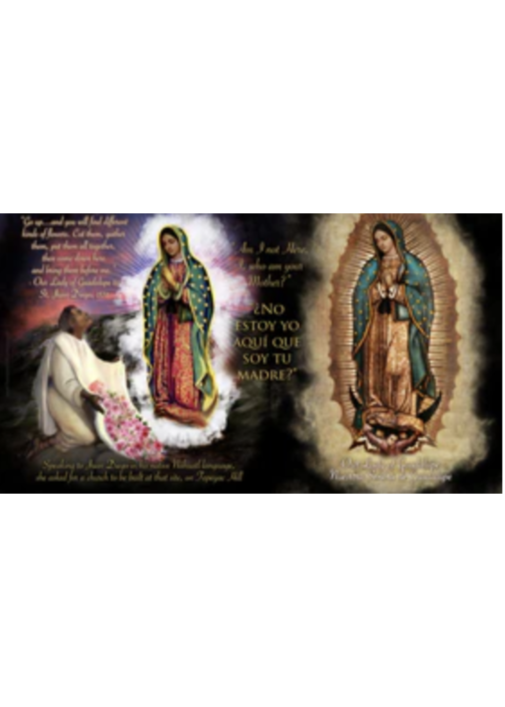 LED Our Lady of Guadalupe - 4 x 7 LED Candle