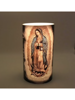 Our Lady of Guadalupe - 4 x 7 LED Candle