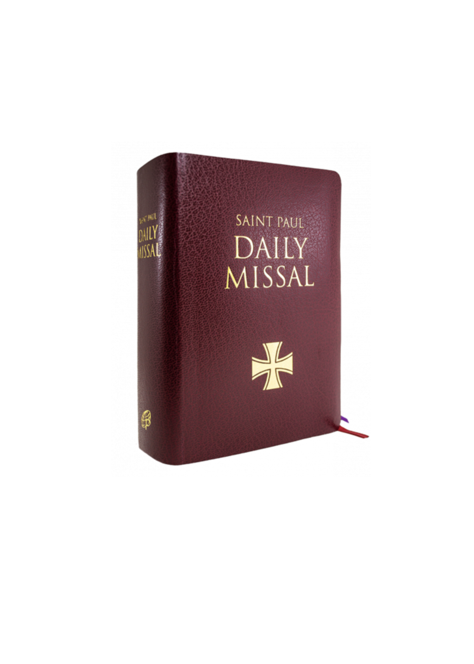 St Paul Daily Missal Burgandy Leatherflex