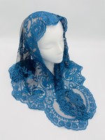 Blue Brillante Spanish Veil