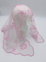 Pale Pink Rosa Spanish Veil