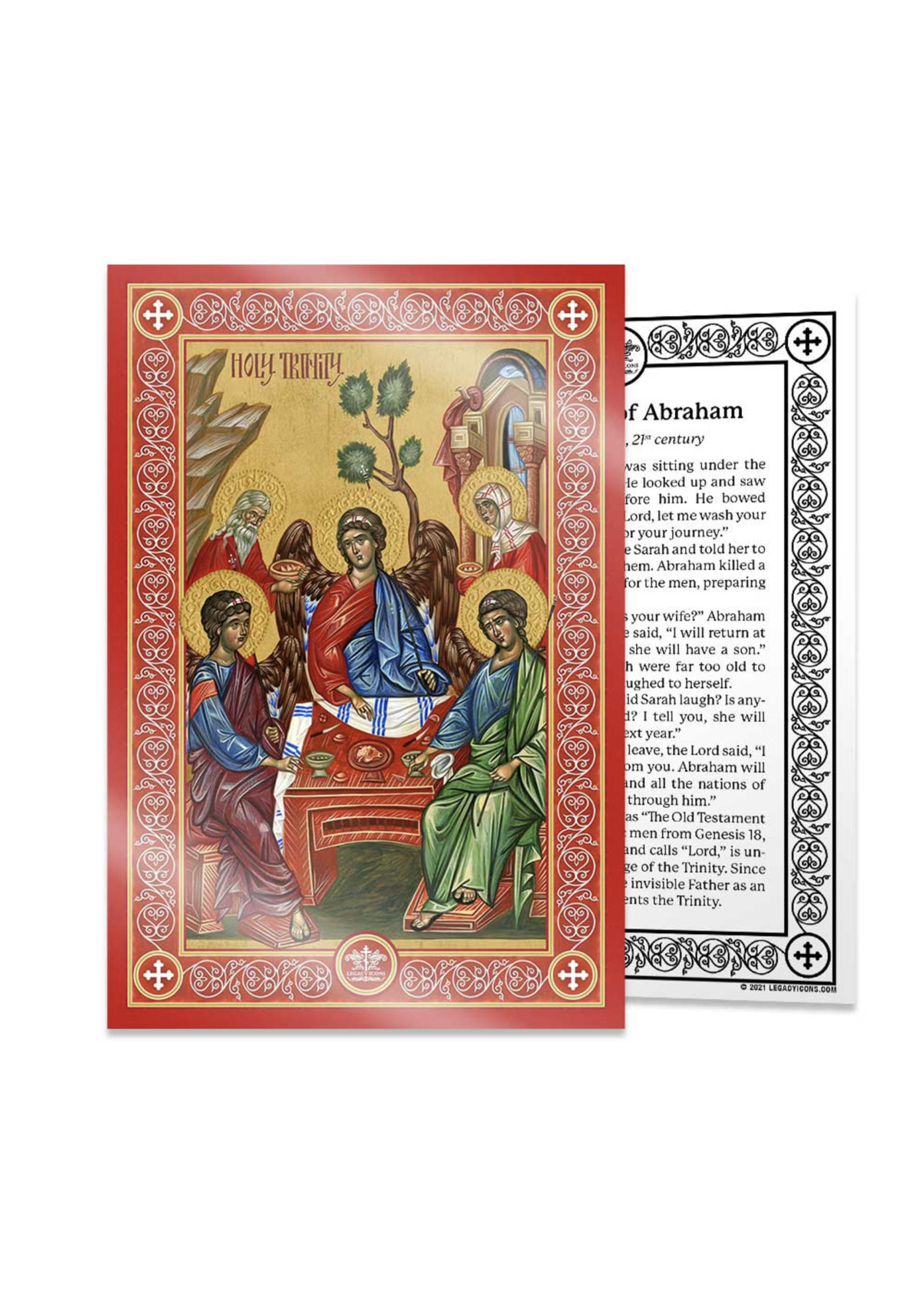 Holy Trinity Icon Card