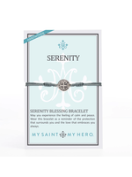 My Saint My Hero Serenity Benedictine Blessing Bracelet - Slate