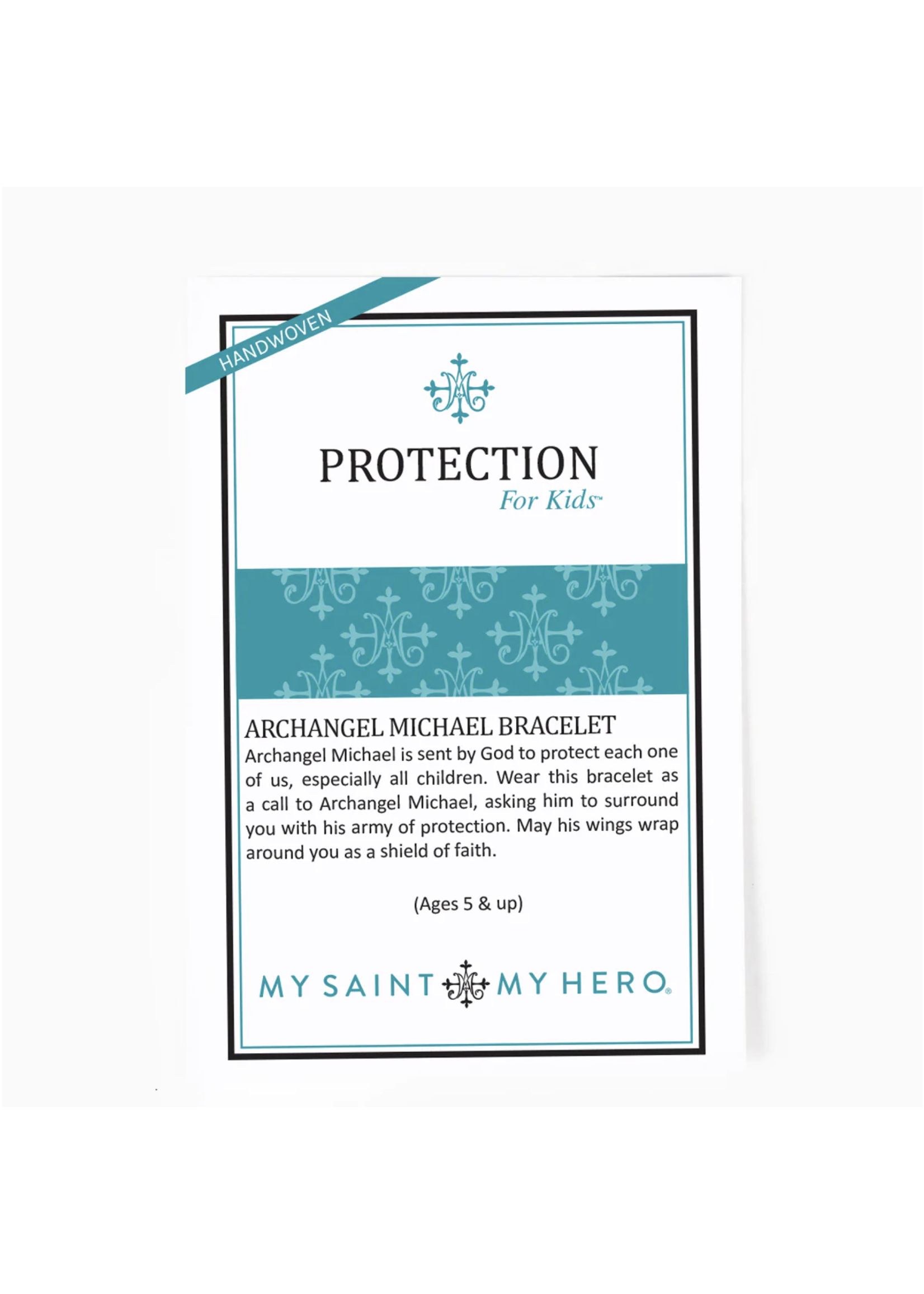Archangel Michael Protection Bracelet for Kids - navy blue