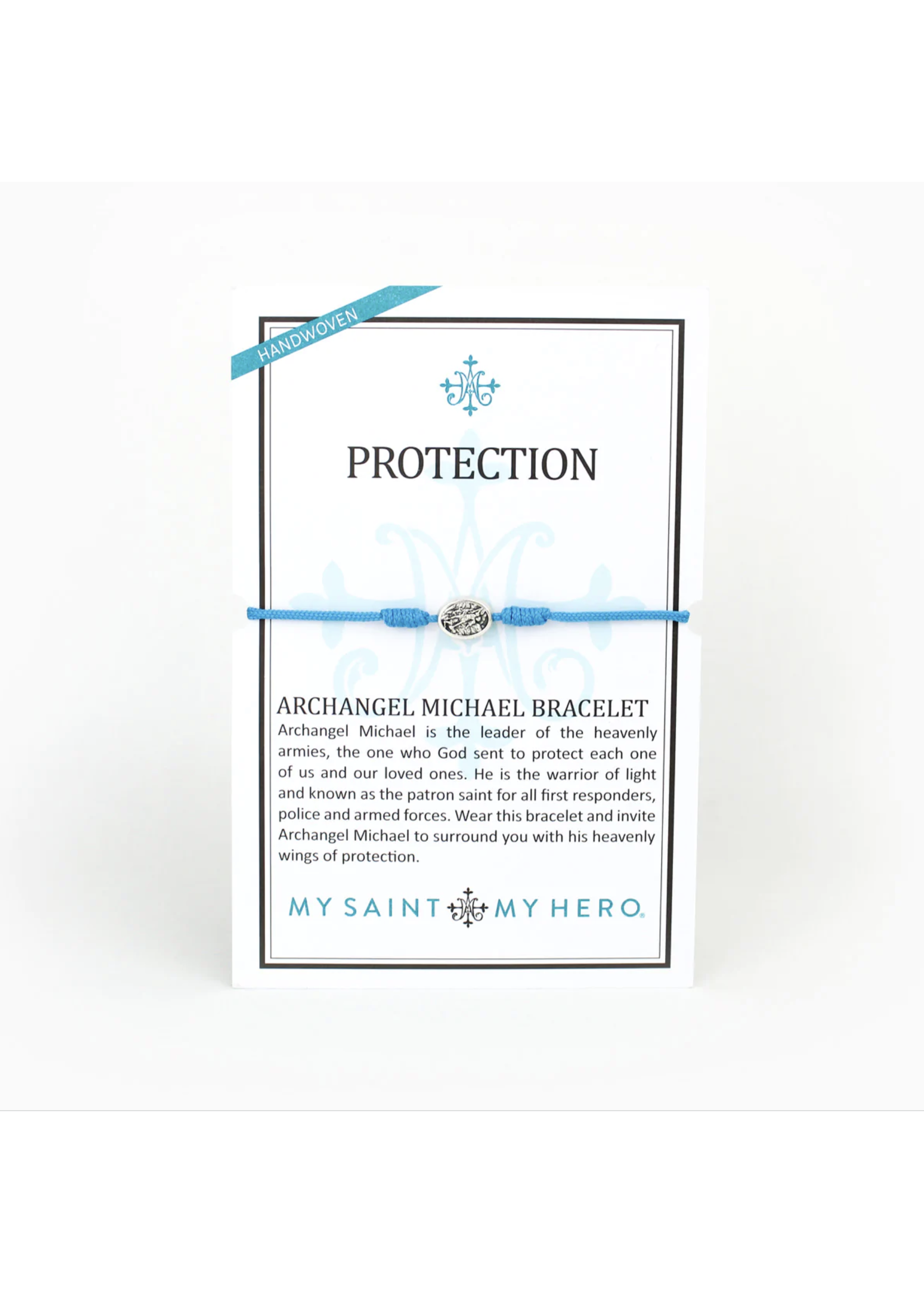 My Saint My Hero Protection Archangel Michael Bracelet - slate