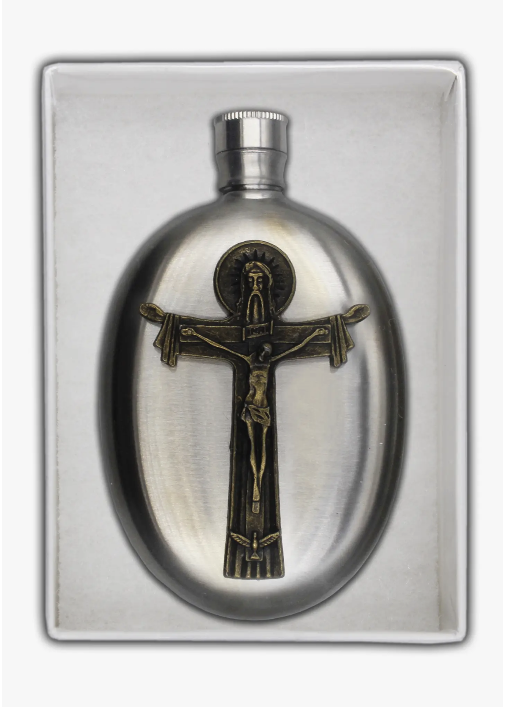 Holy Trinity Holy Water Flask 3oz