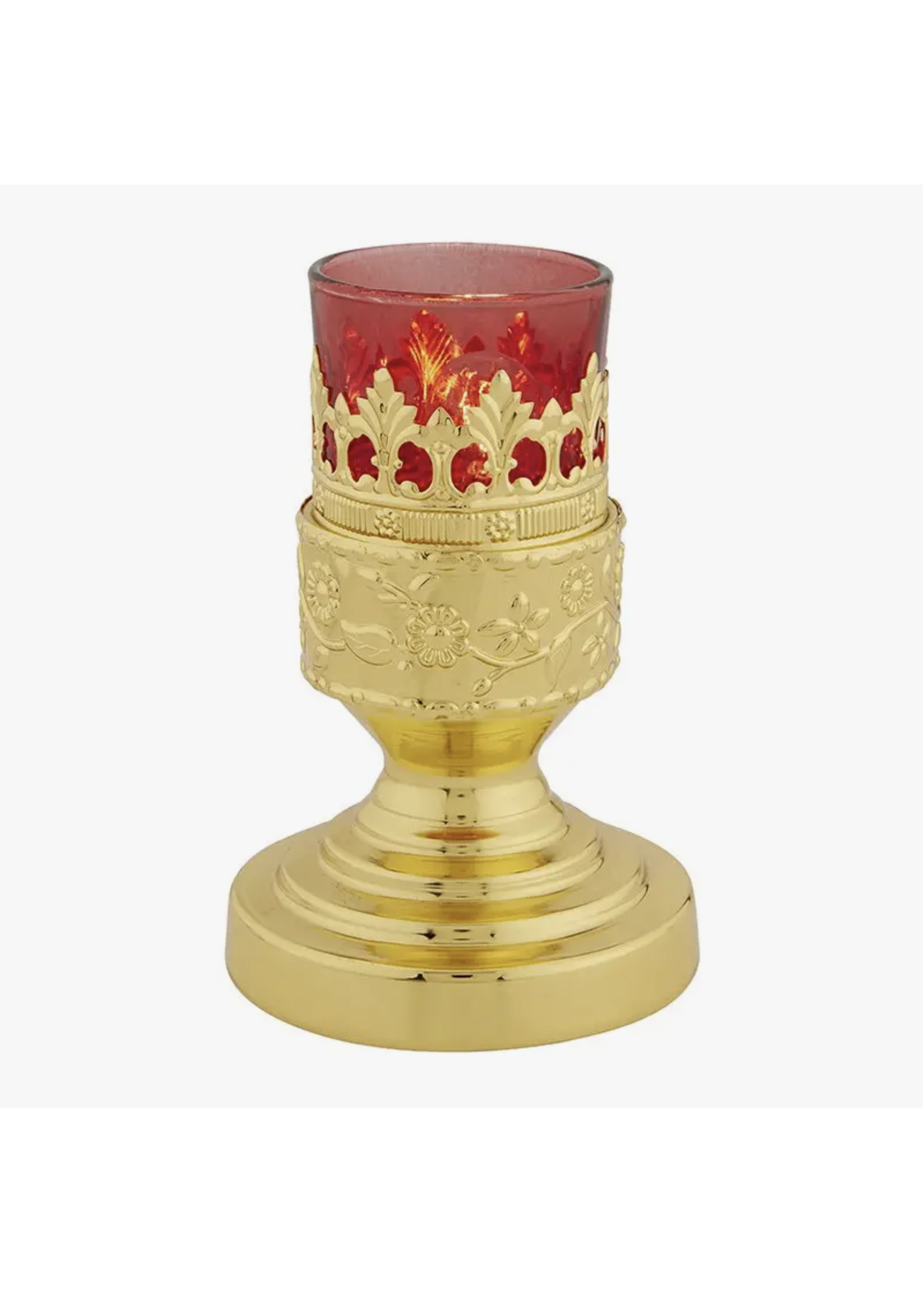 Votive Glass Holder with Electric Light