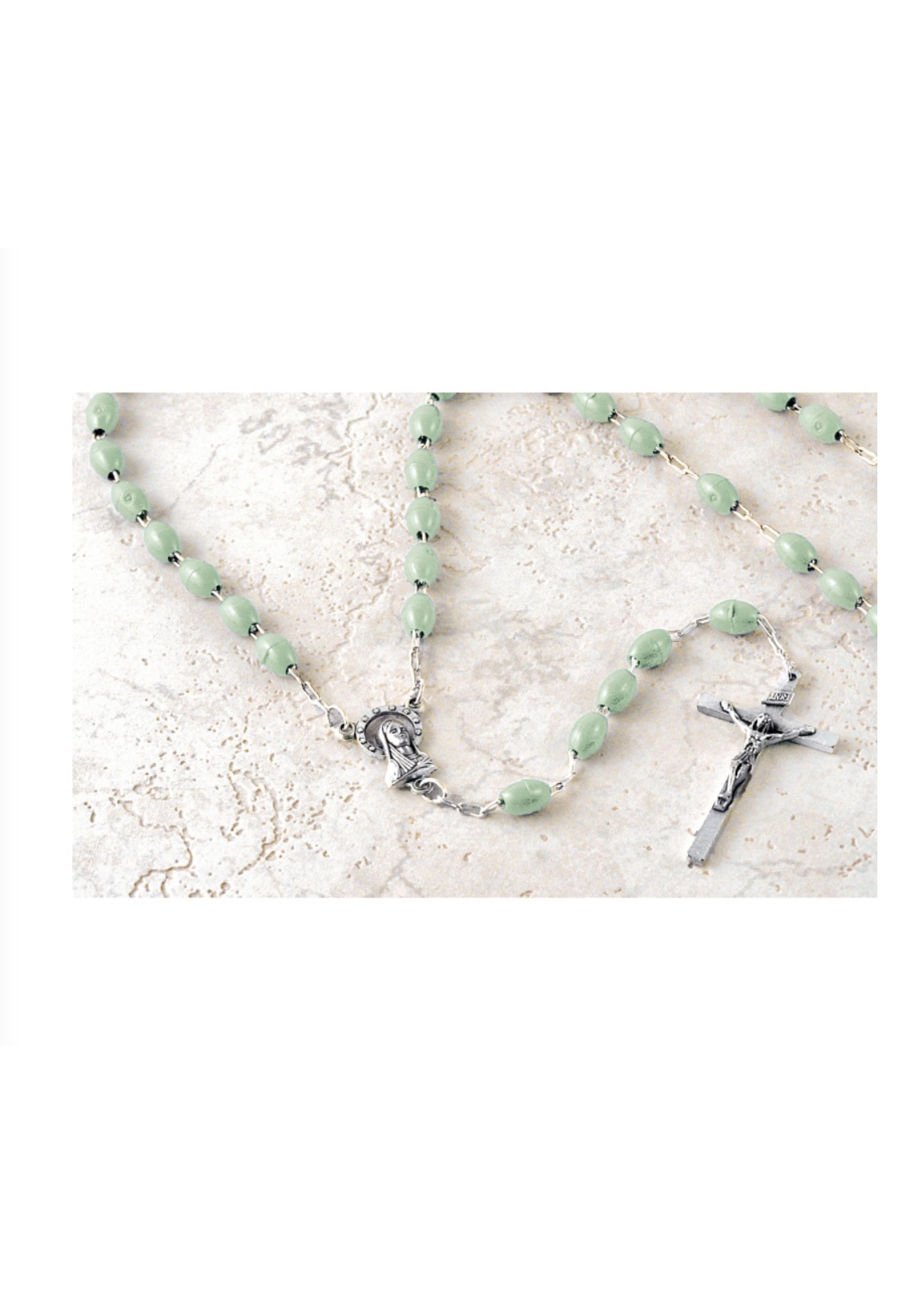 Luminous Rosary with Silver-tone Crucifix and Center
