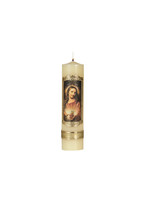 Sacred Heart of Jesus 8" x  2" Candle