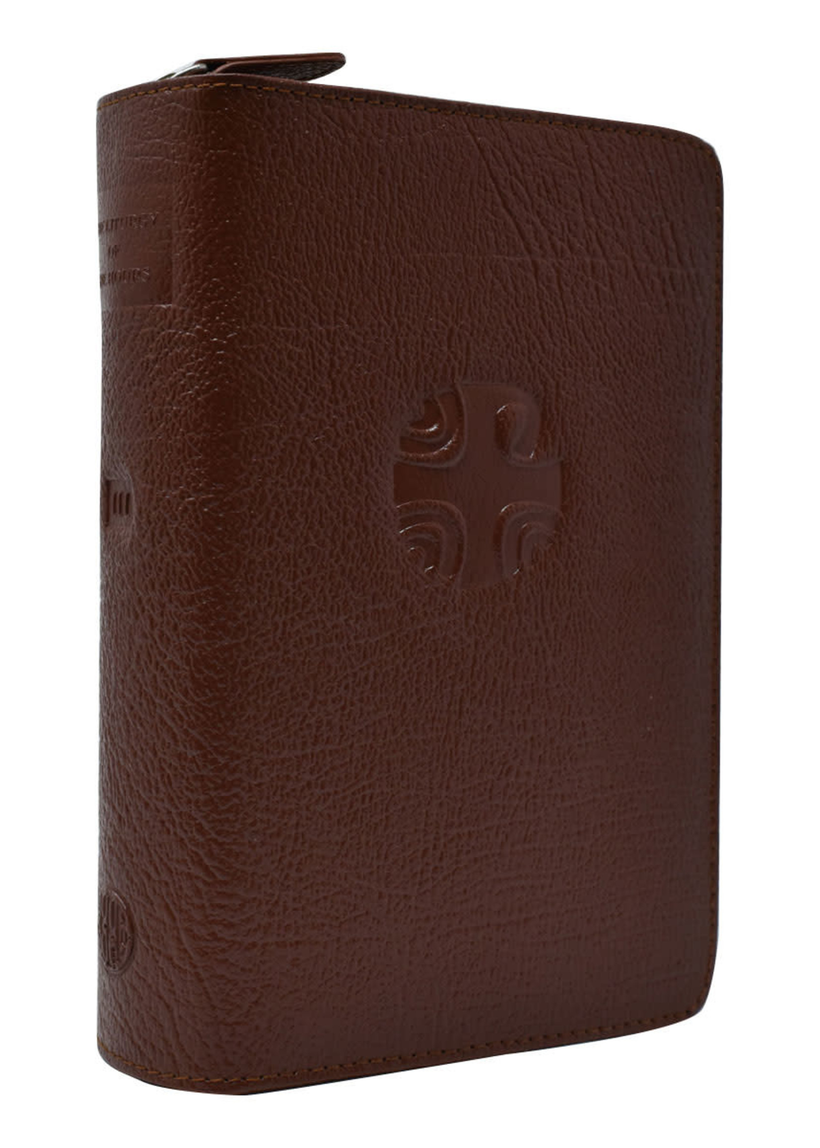 Liturgy of the Hours Brown (Vol 3) Leather Zipper Case