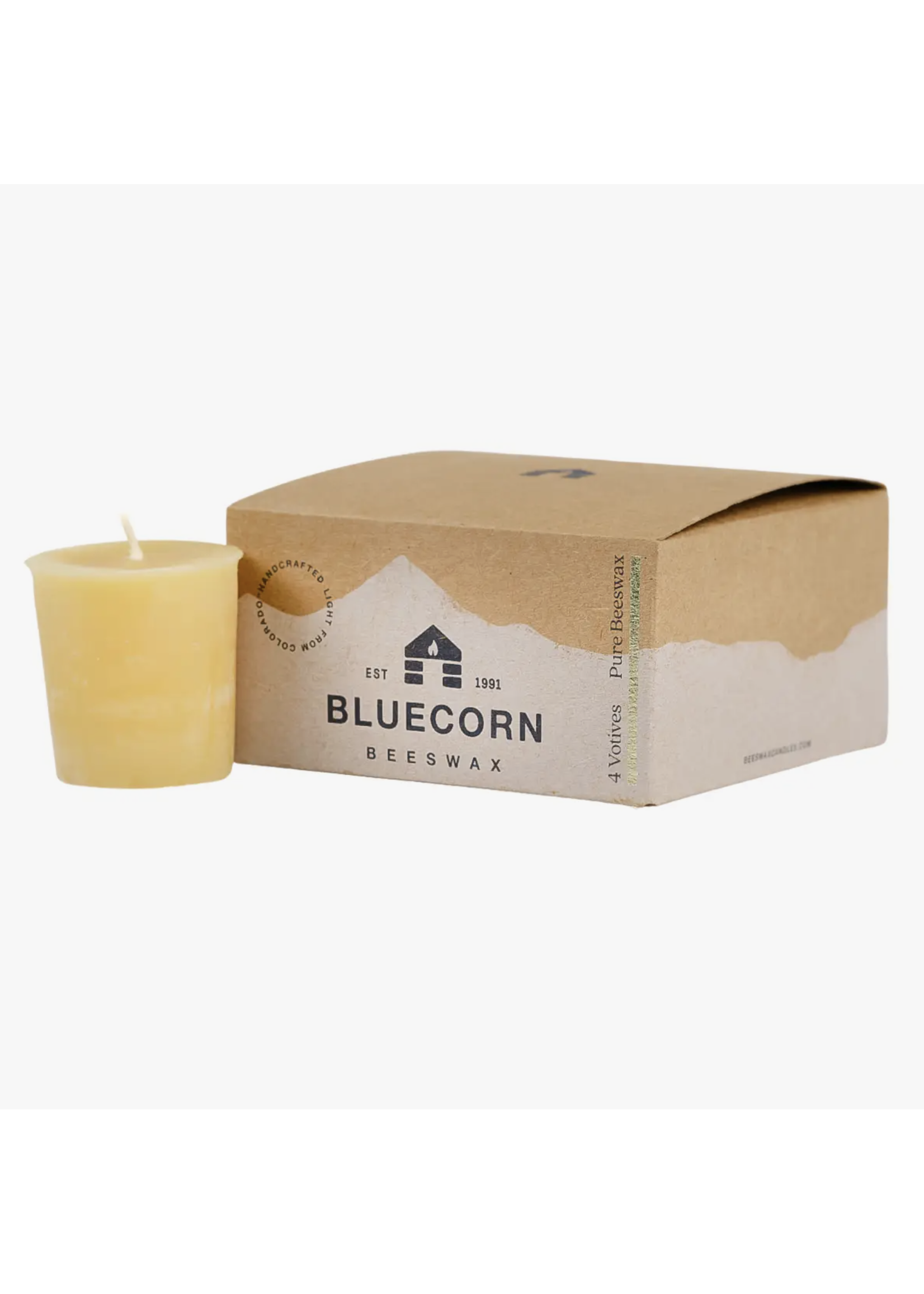 Pure Beeswax Votives - 4 Pack