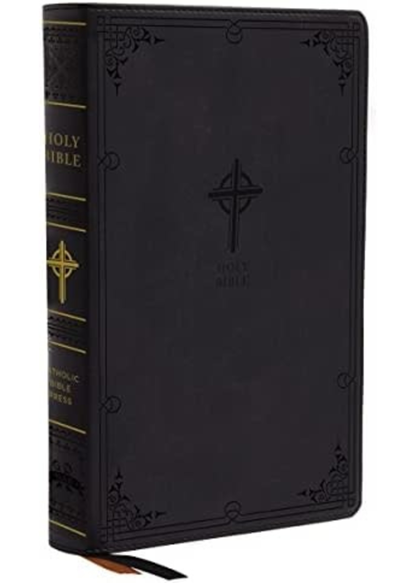 NABRE Catholic Bible, Large Print Edition, Thumb Indexed, Comfort Print, Black Leathersoft