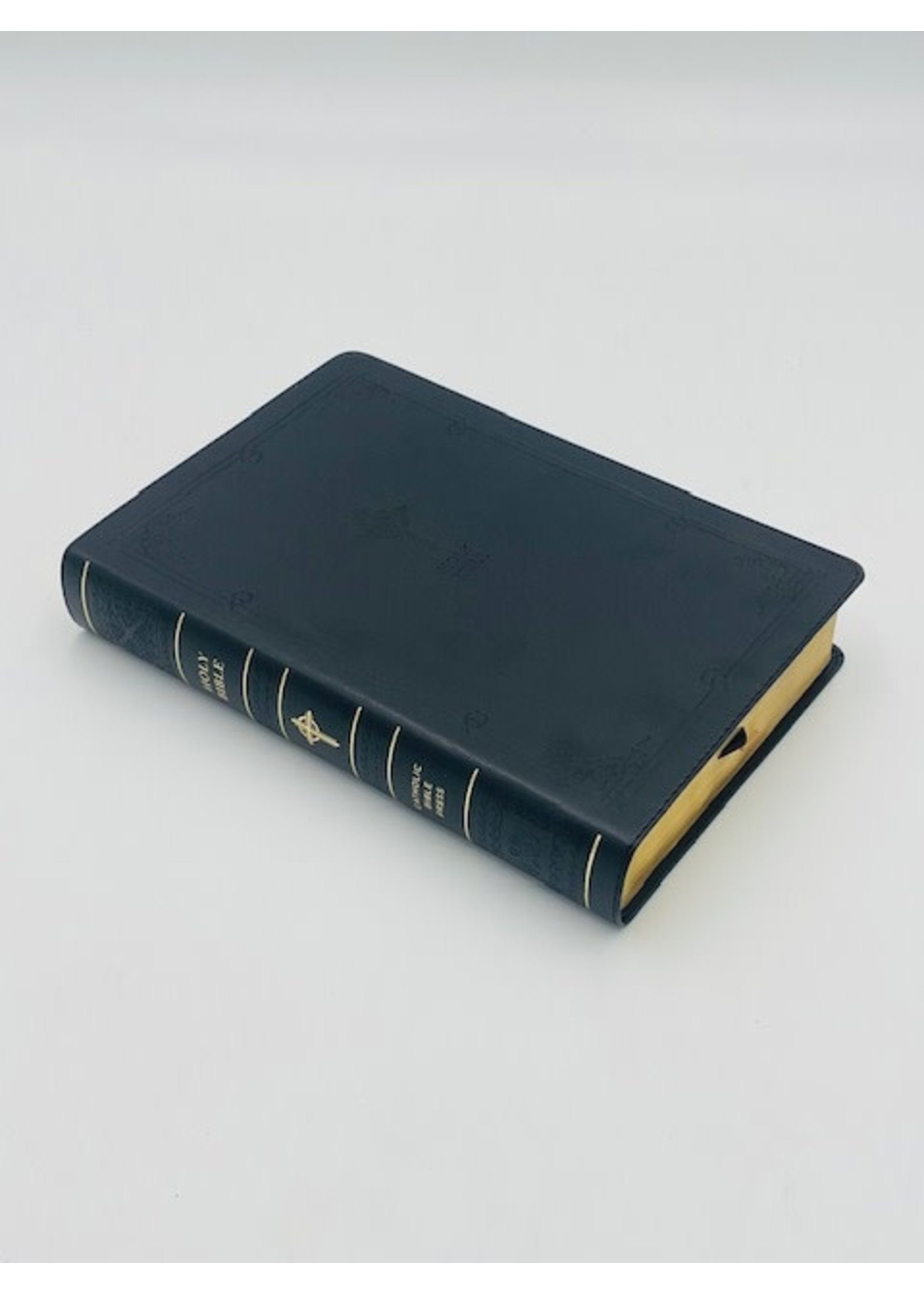 NABRE Catholic Bible, Large Print Edition, Thumb Indexed, Comfort Print, Black Leathersoft