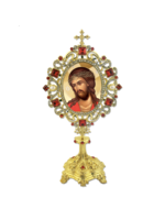 Christ the Bridegroom Monstrance - Reliquary Style Icon Shrine