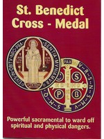 St Benedict Cross Medal mini trifold