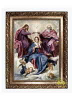 Coronation of Mary - canvas frame, 18" x 24"