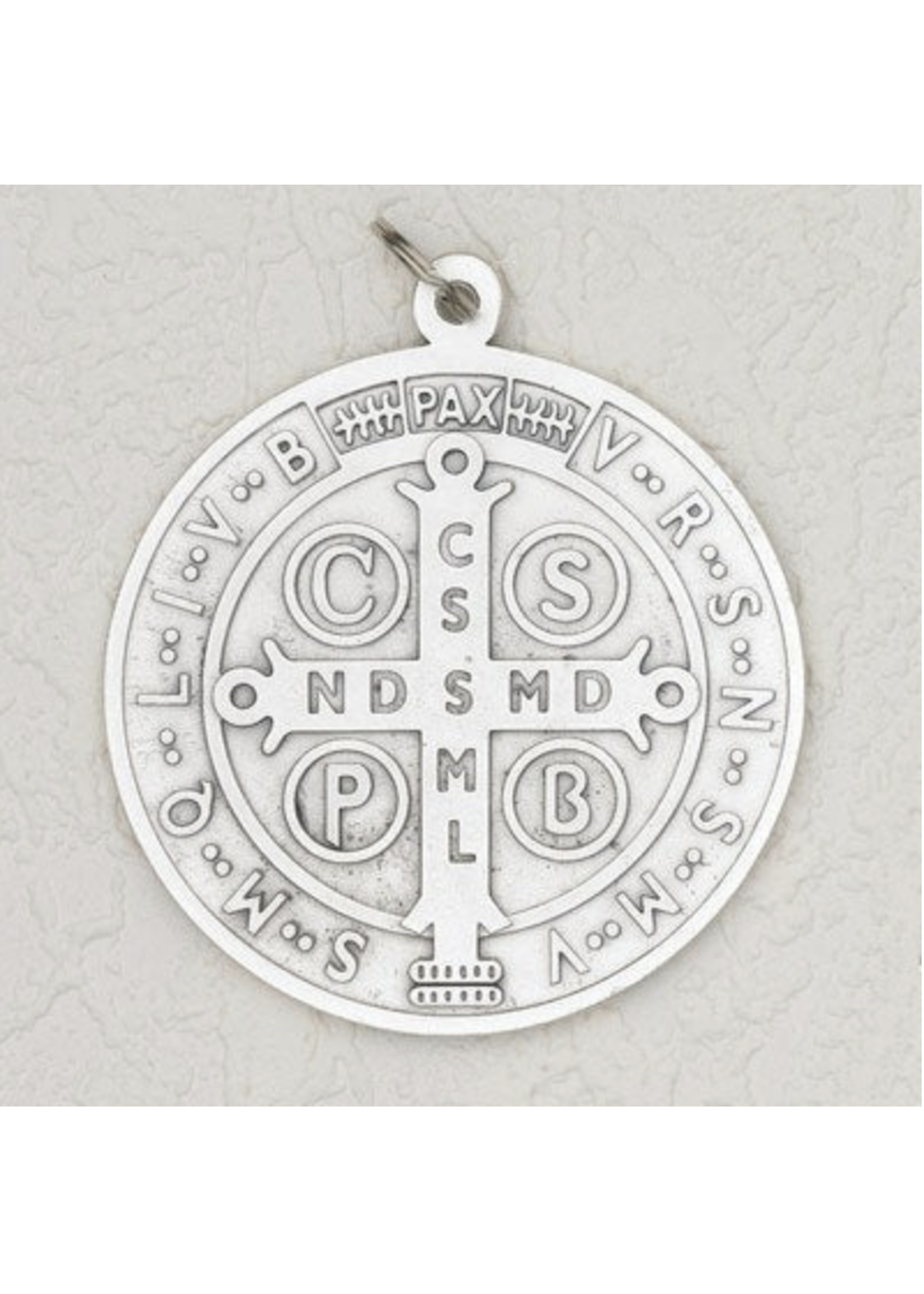 Saint Benedict Medal - Sterling Silver — Catholic Sacramentals