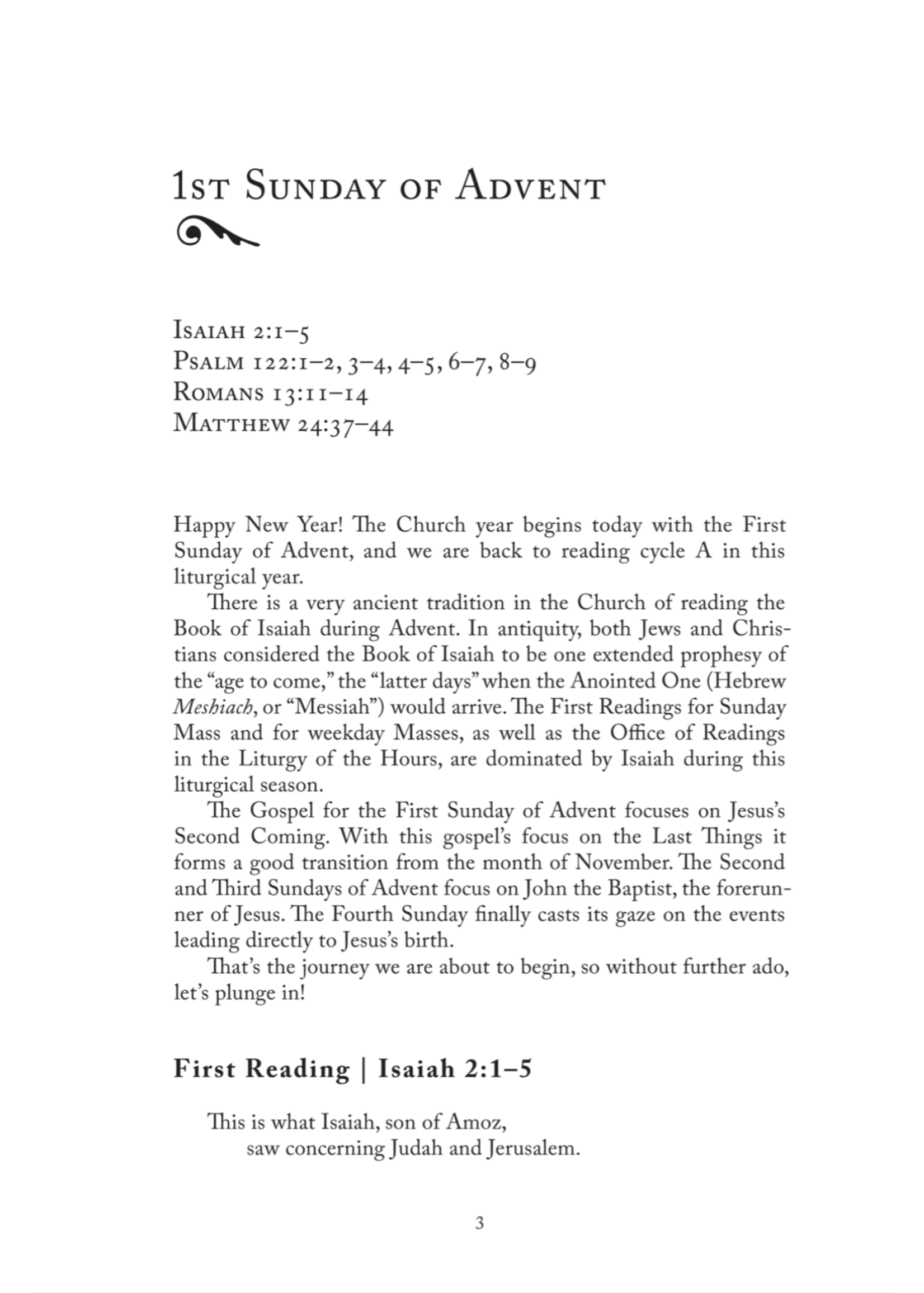 The Word of the Lord: Reflections on the Sunday Mass Readings for Year A