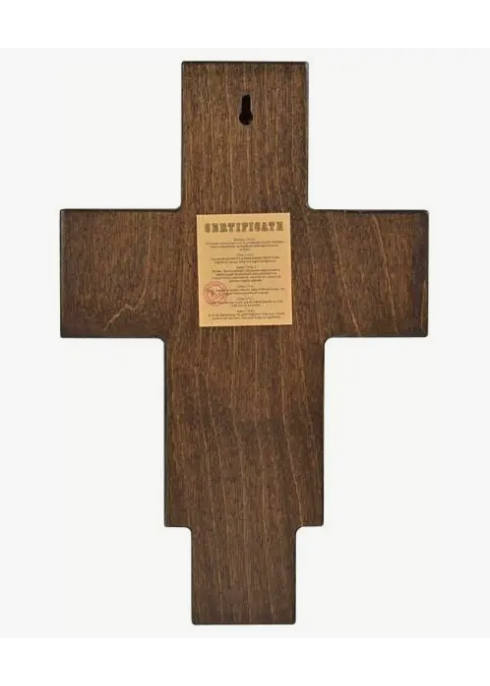 Holy Cross Icon – Engraved Wood