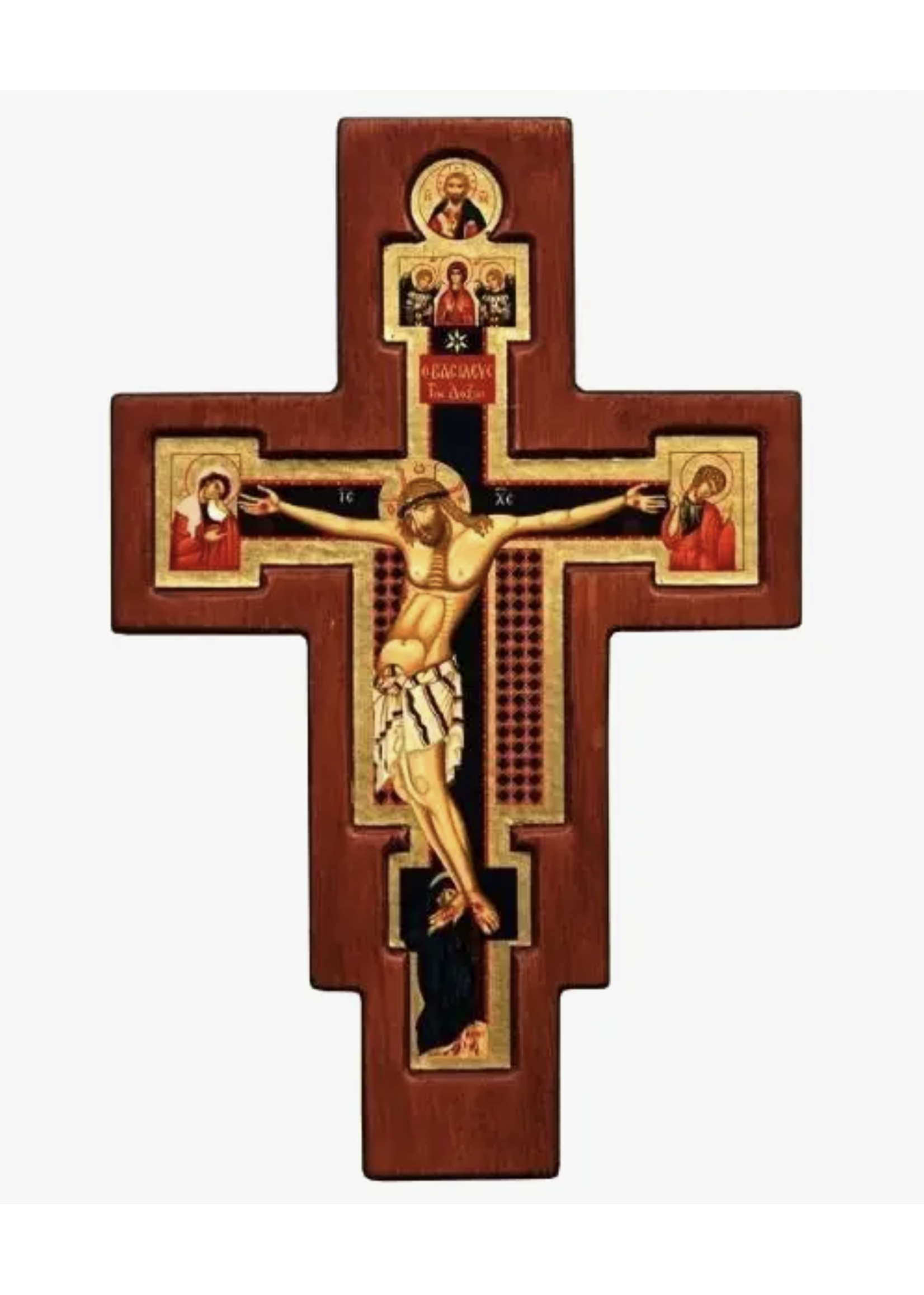 Holy Cross Icon – Engraved Wood