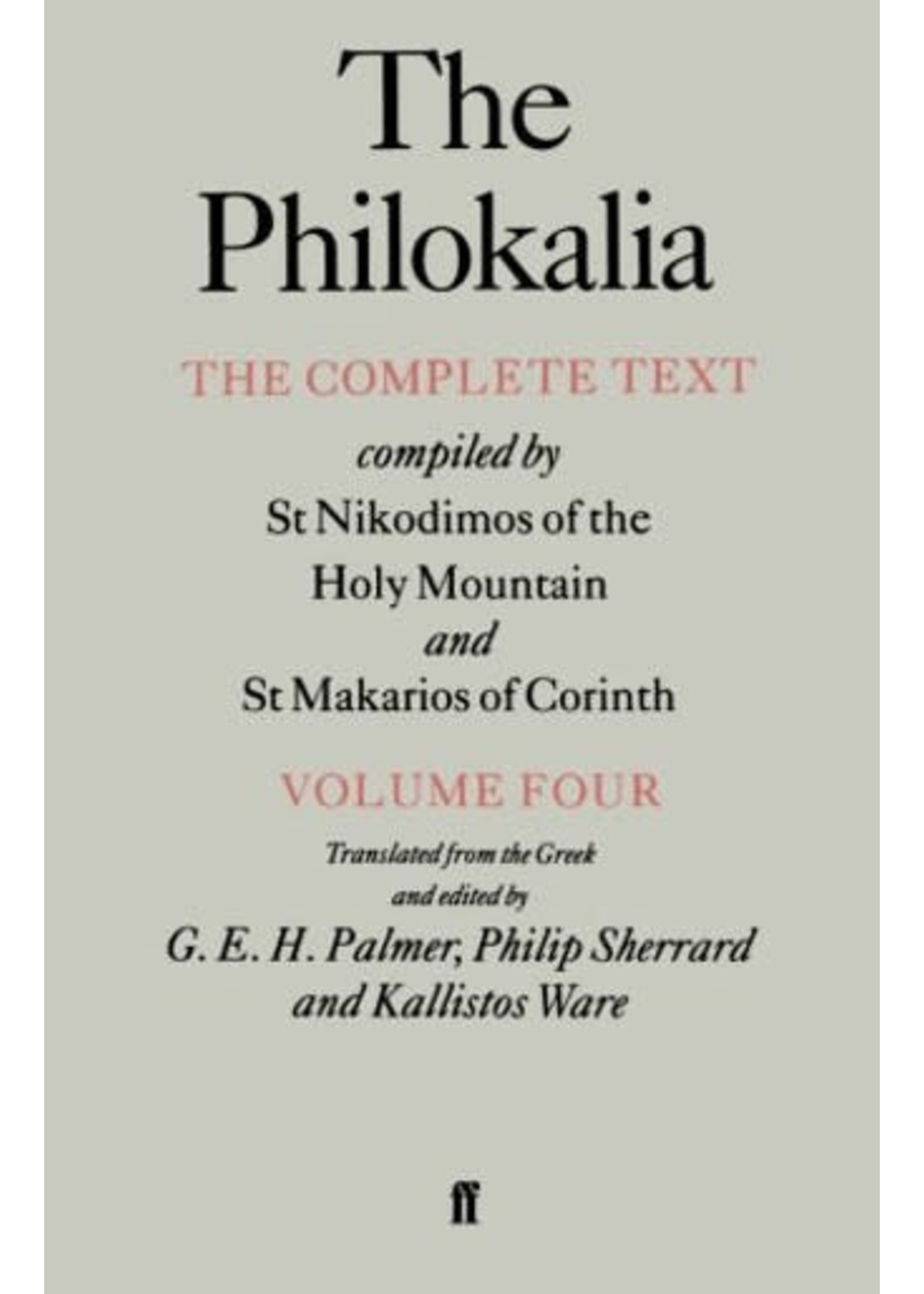 Philokalia, vol 4