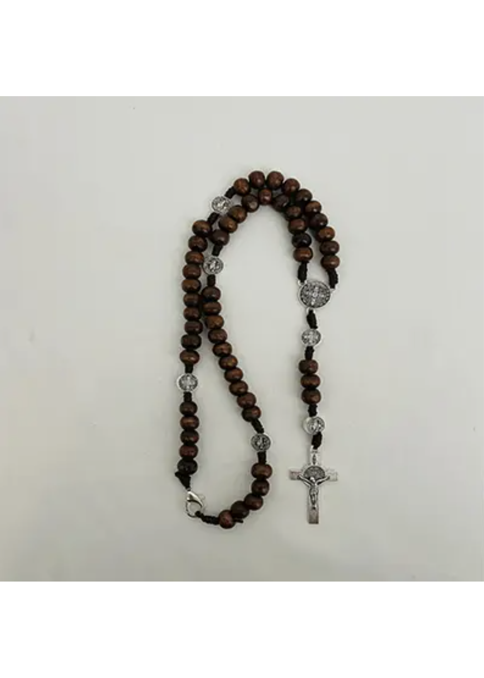 Saint Benedict Wooden Rosary