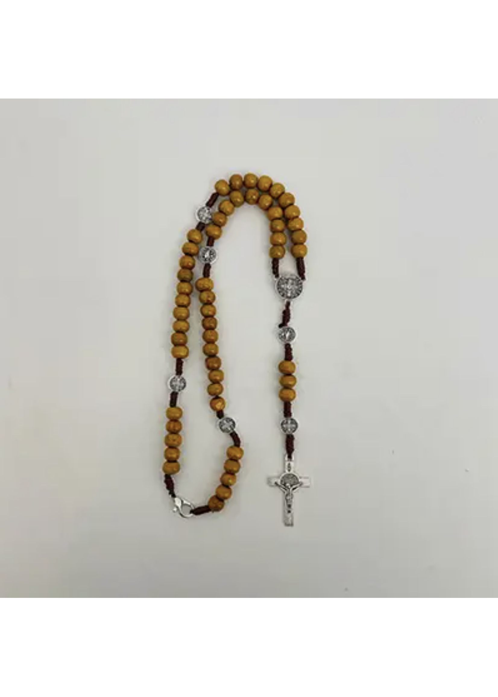 Saint Benedict Wooden Rosary