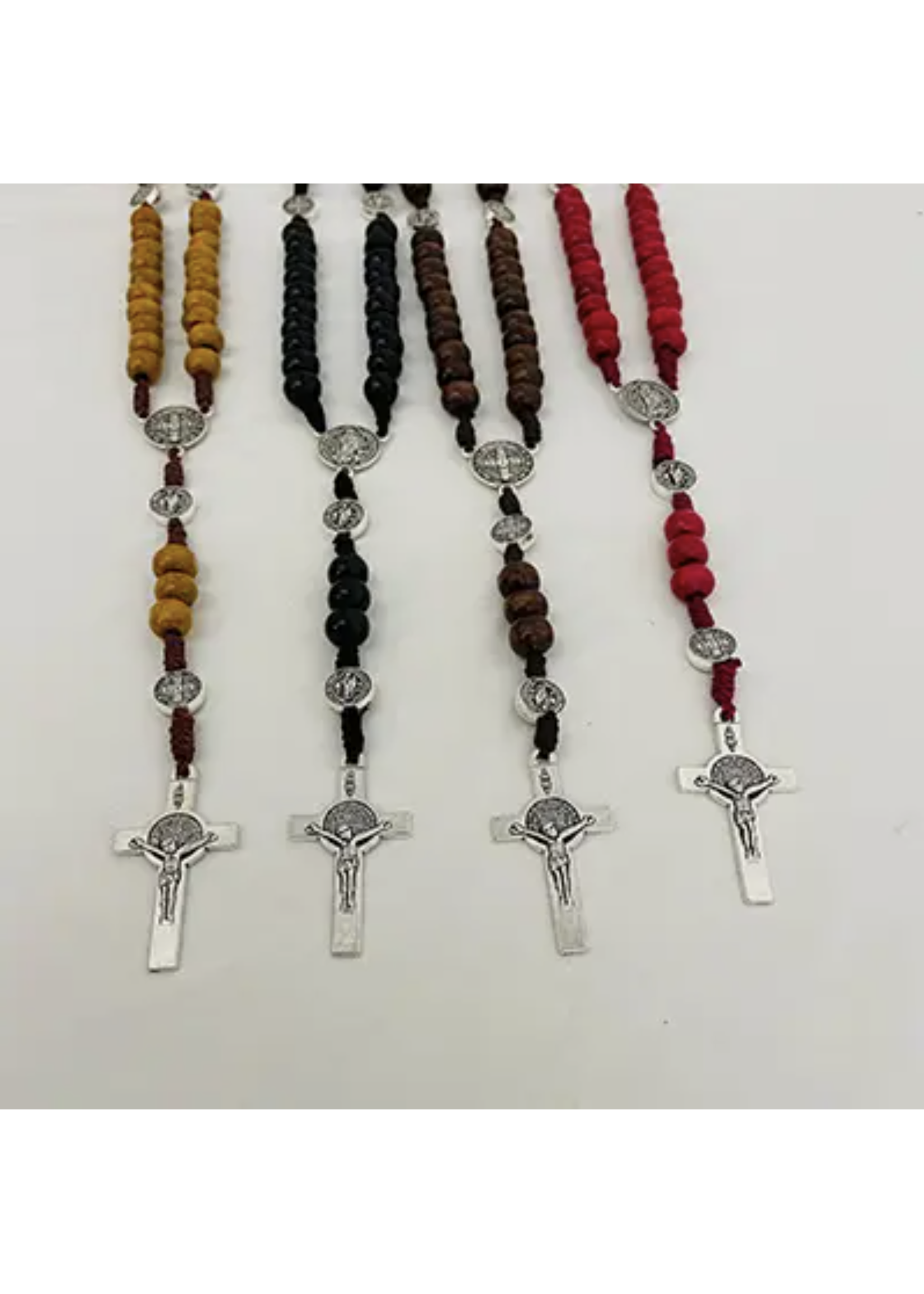 Saint Benedict Wooden Rosary