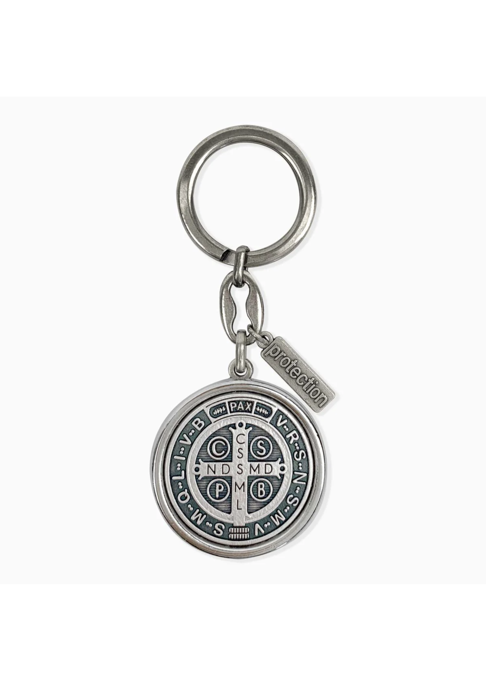 My Saint My Hero Protection Saint Benedict Key Ring
