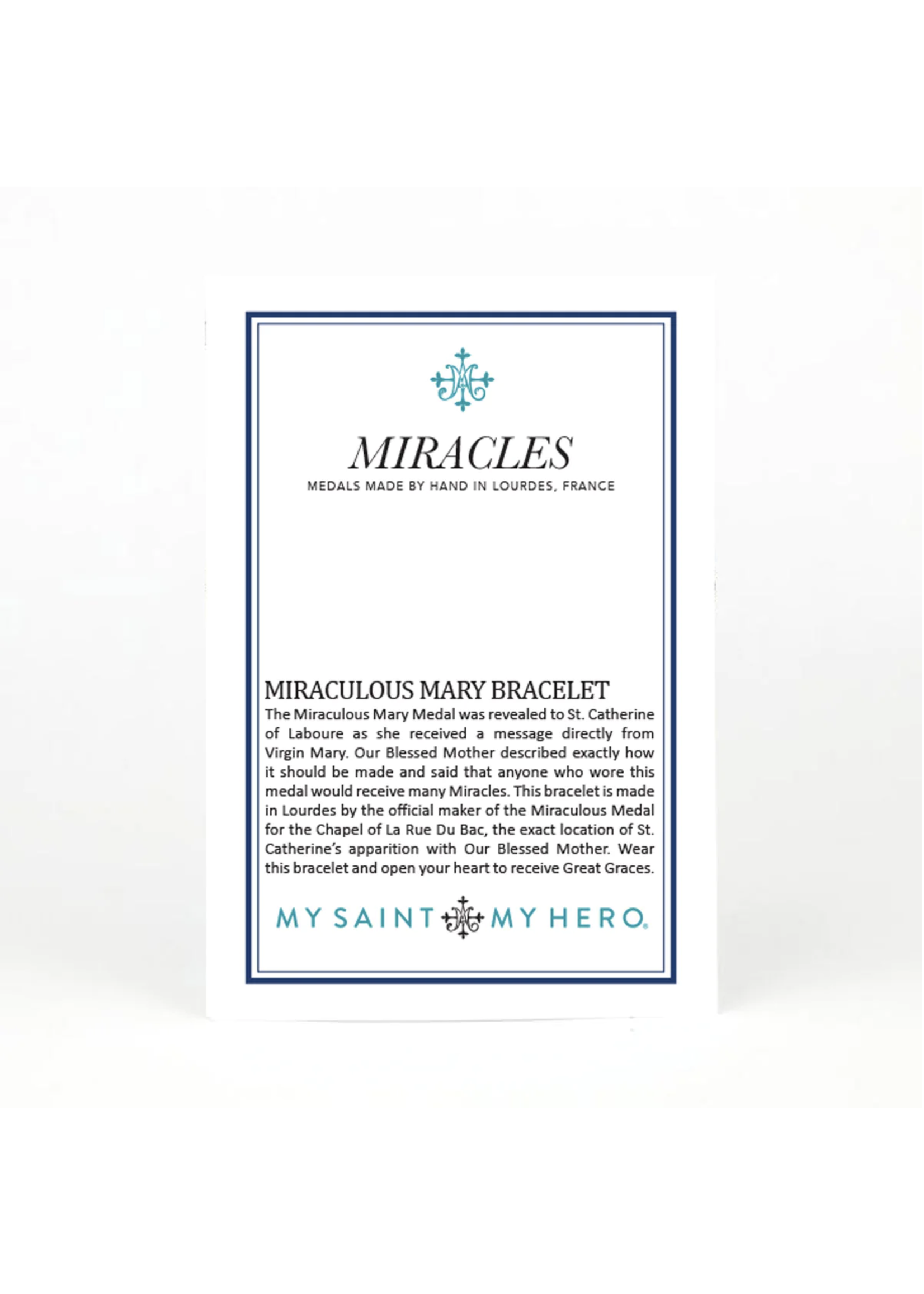 My Saint My Hero Miracles Miraculous Medal multi color bracelet