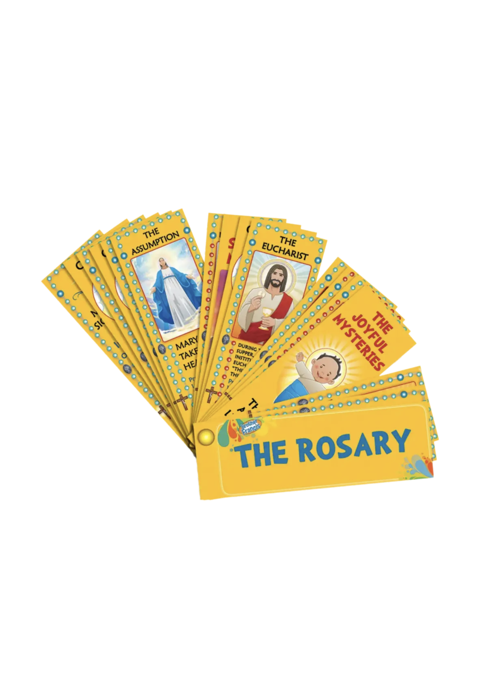 Brother Francis The Catholic Rosary Fan - Devotional Fan