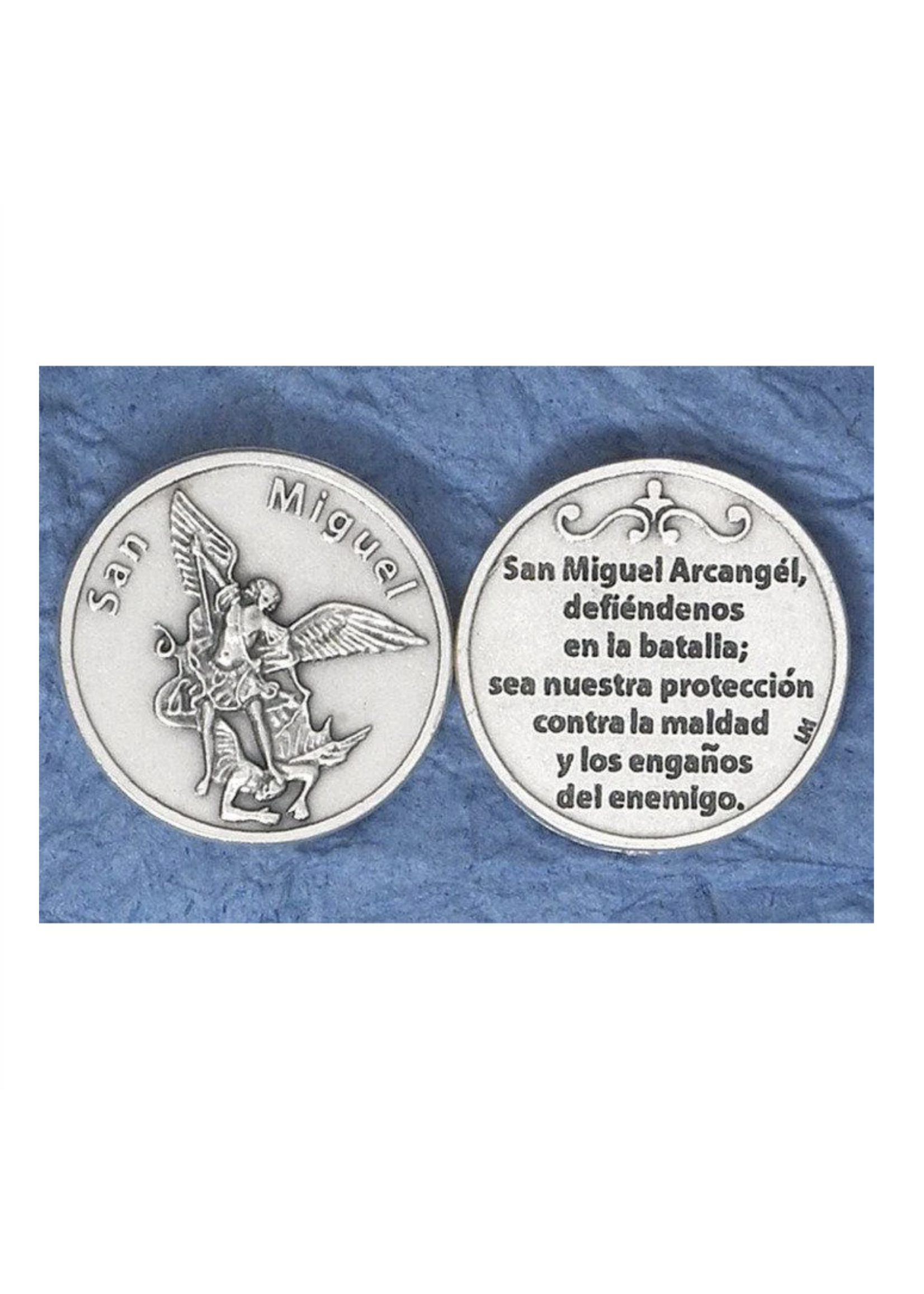 Arcangel San Miguel | Oracion a San Miguel Arcangel | Prayer Card For The  Prayer to Saint Michael the Archangel in Spanish