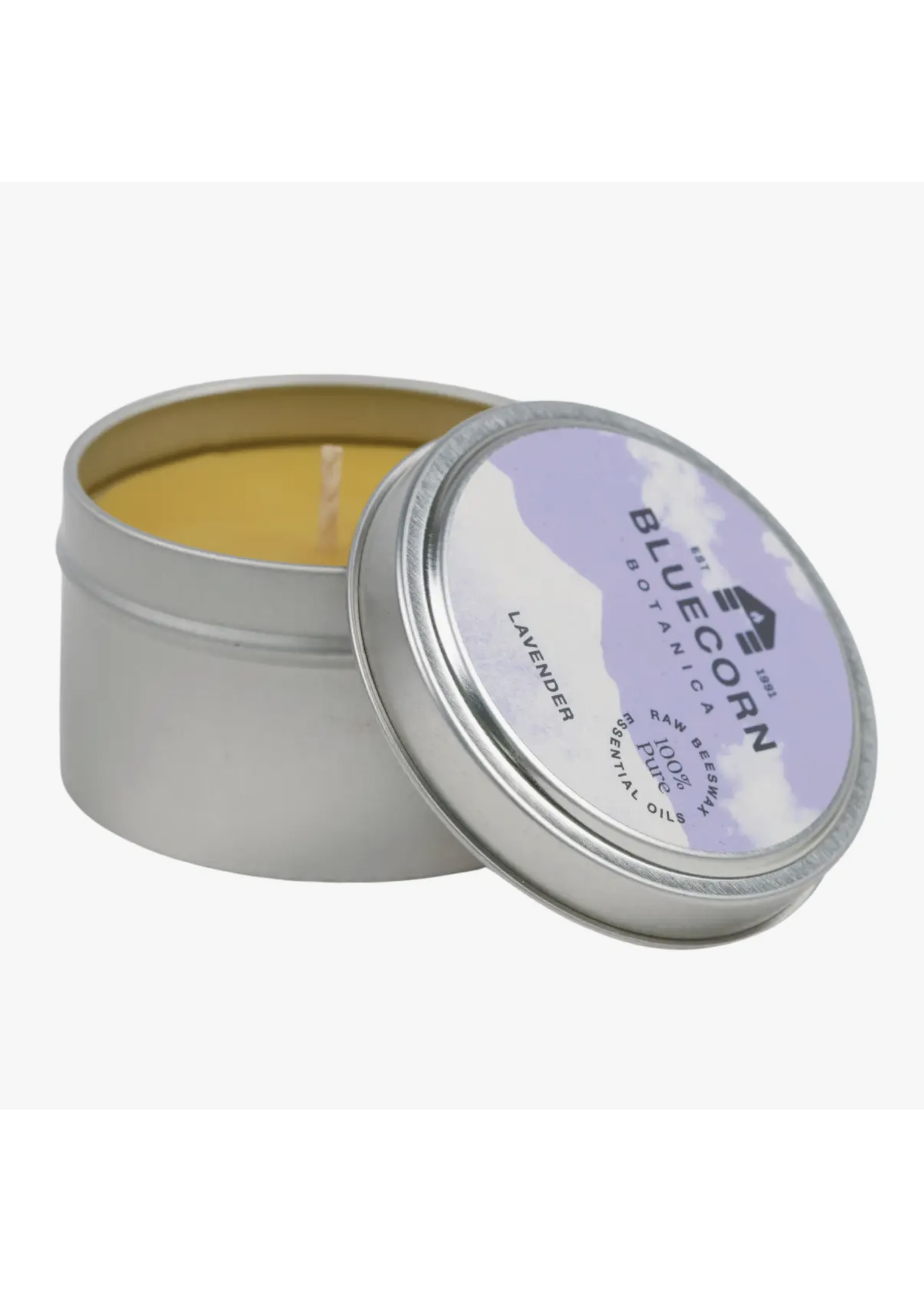 Botanica Beeswax Candle | Travel Tin  Lavender  6 oz